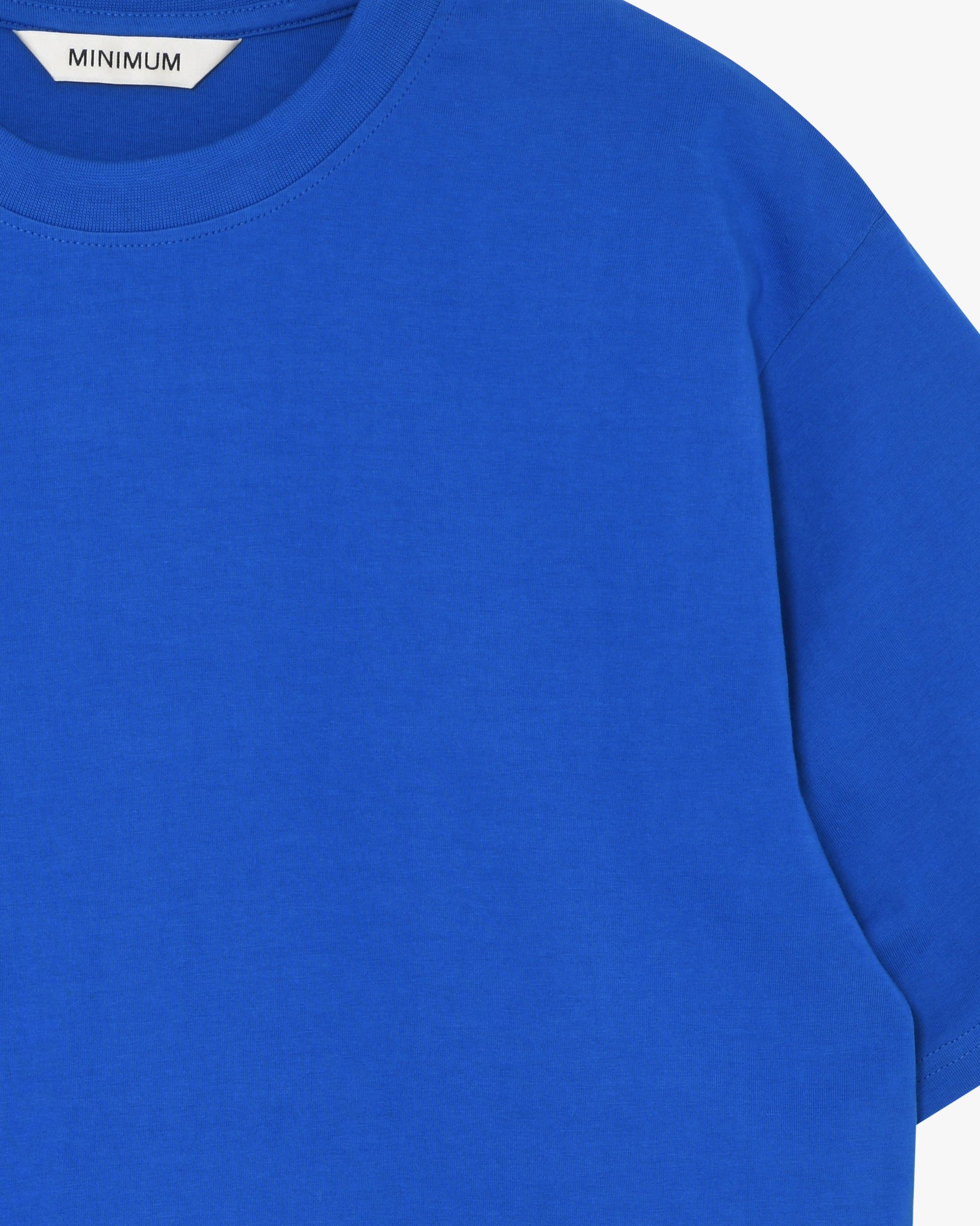 minimum male Aarhus short sleeved t-shirt G029 GOTS Short Sleeved T-shirt 4148 Victoria Blue