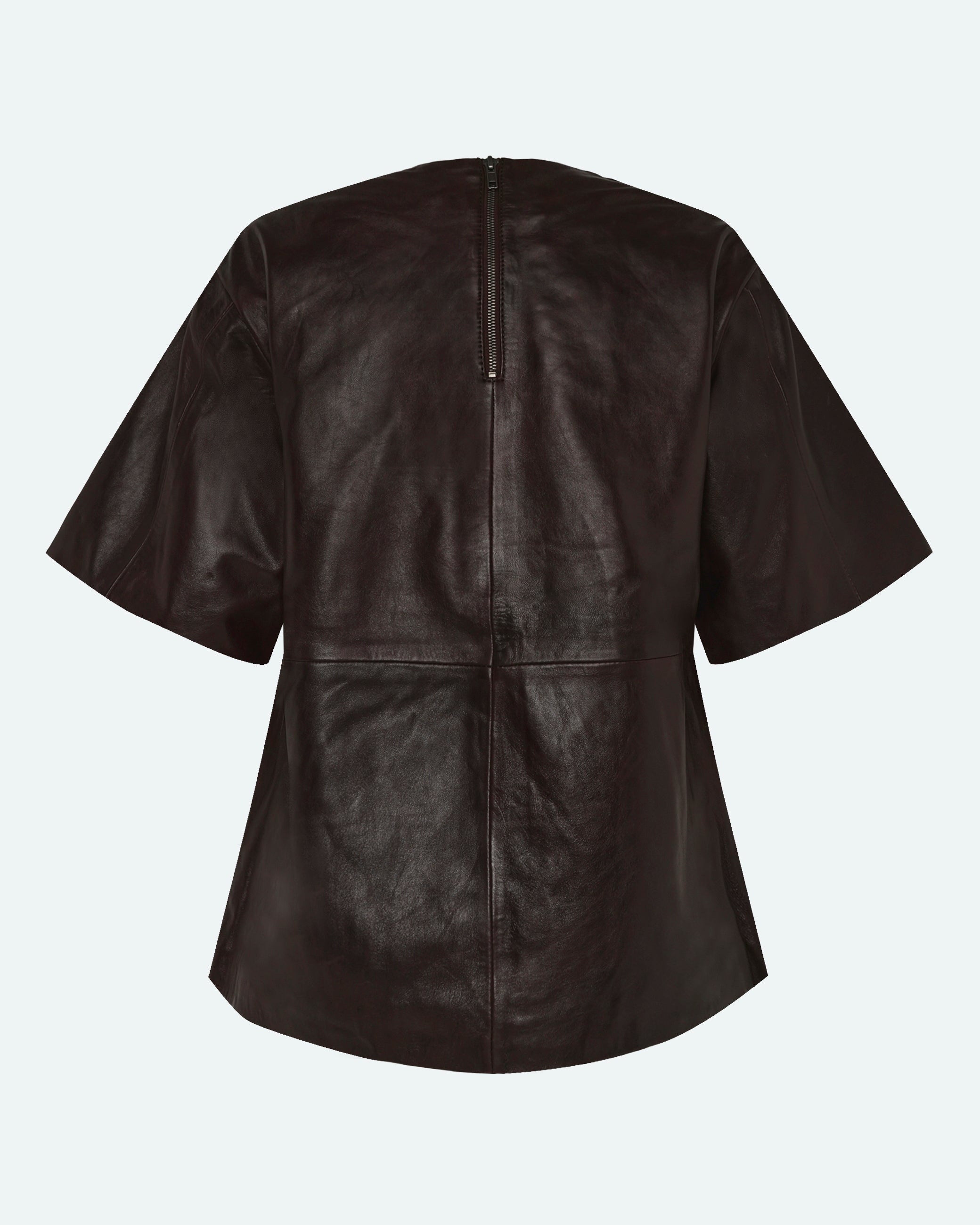 minimum female Abigale blouse 4426 Short Sleeved Blouse 1534 Merlot