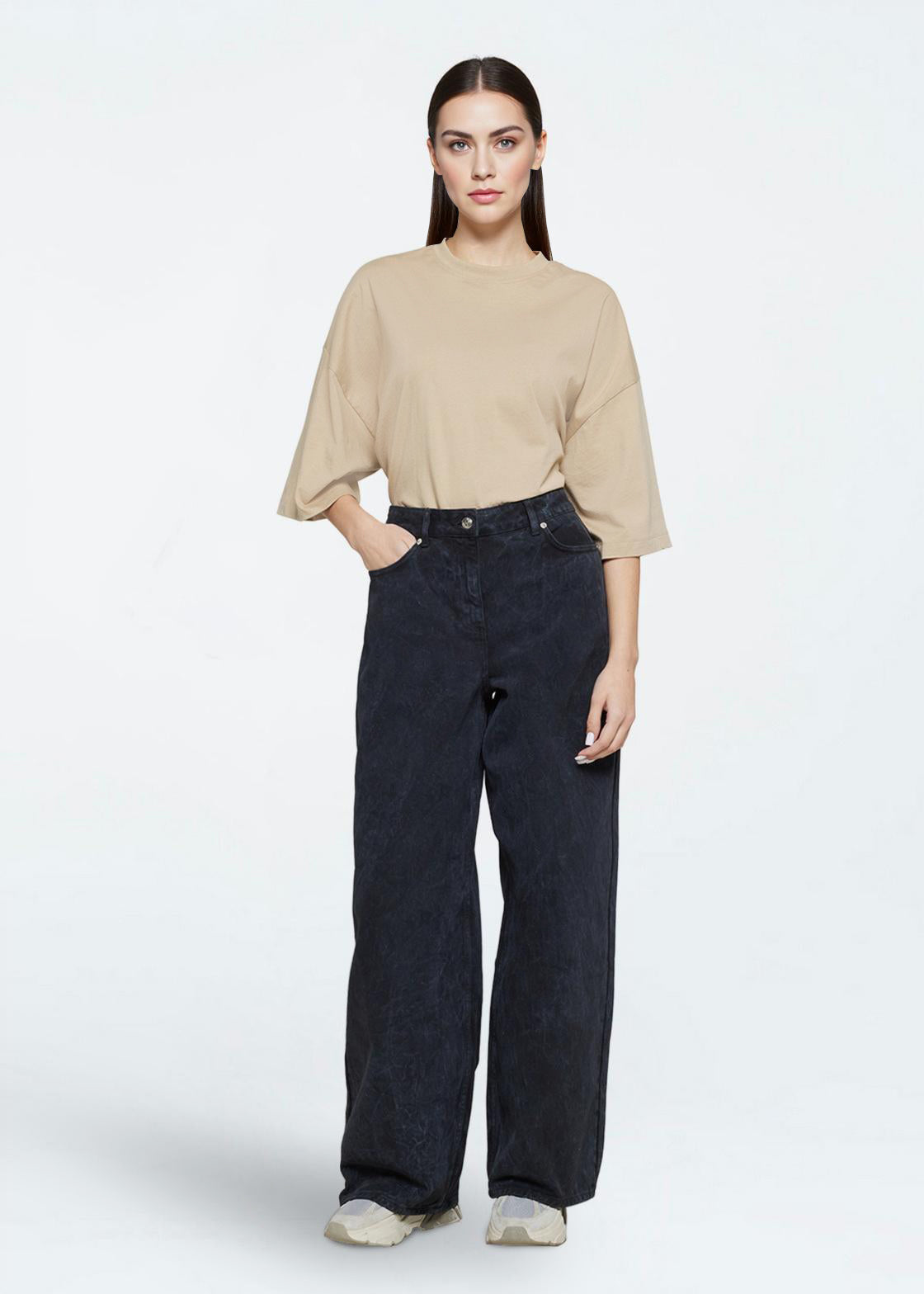 minimum female Aiyas jeans 4387 Jeans 999 Black