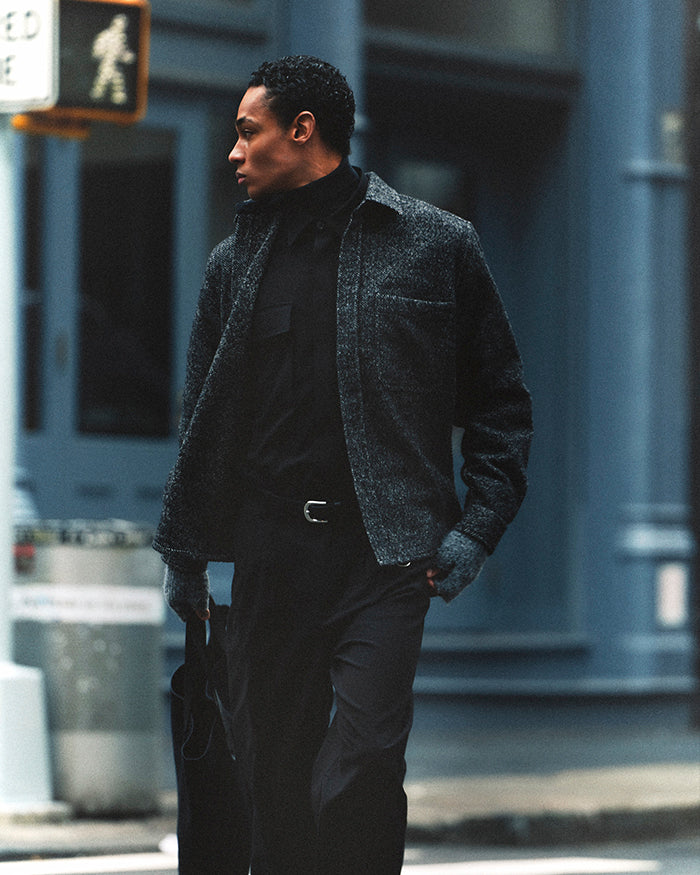 minimum male Alonso shirt 4401 Overshirt 999 Black