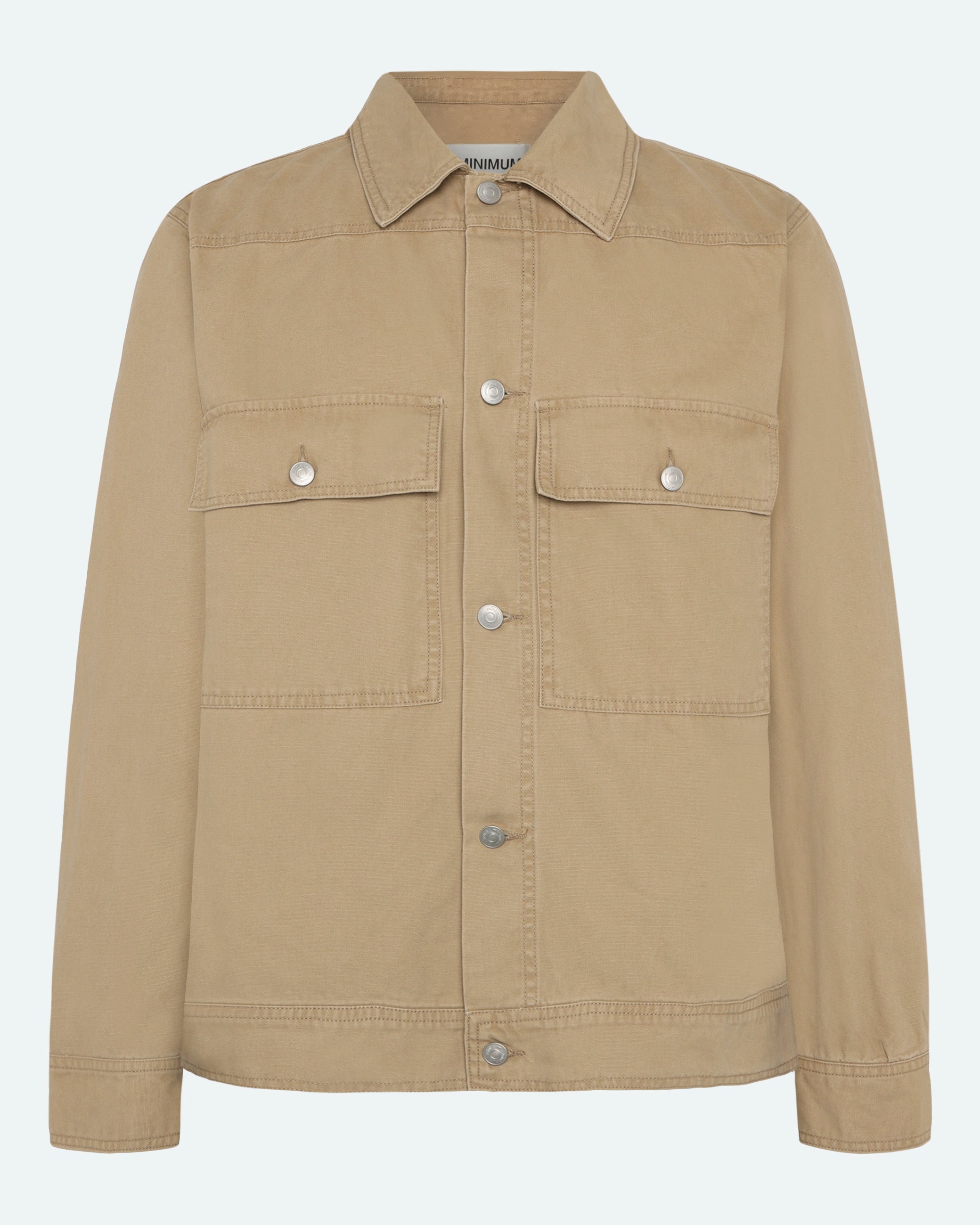 minimum male Blake Jacket 4473 Denim Jacket 1109 Chinchilla