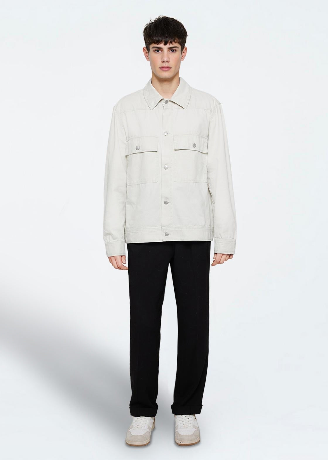 minimum male Blake Jacket 4473 Denim Jacket 5202 Turtledove
