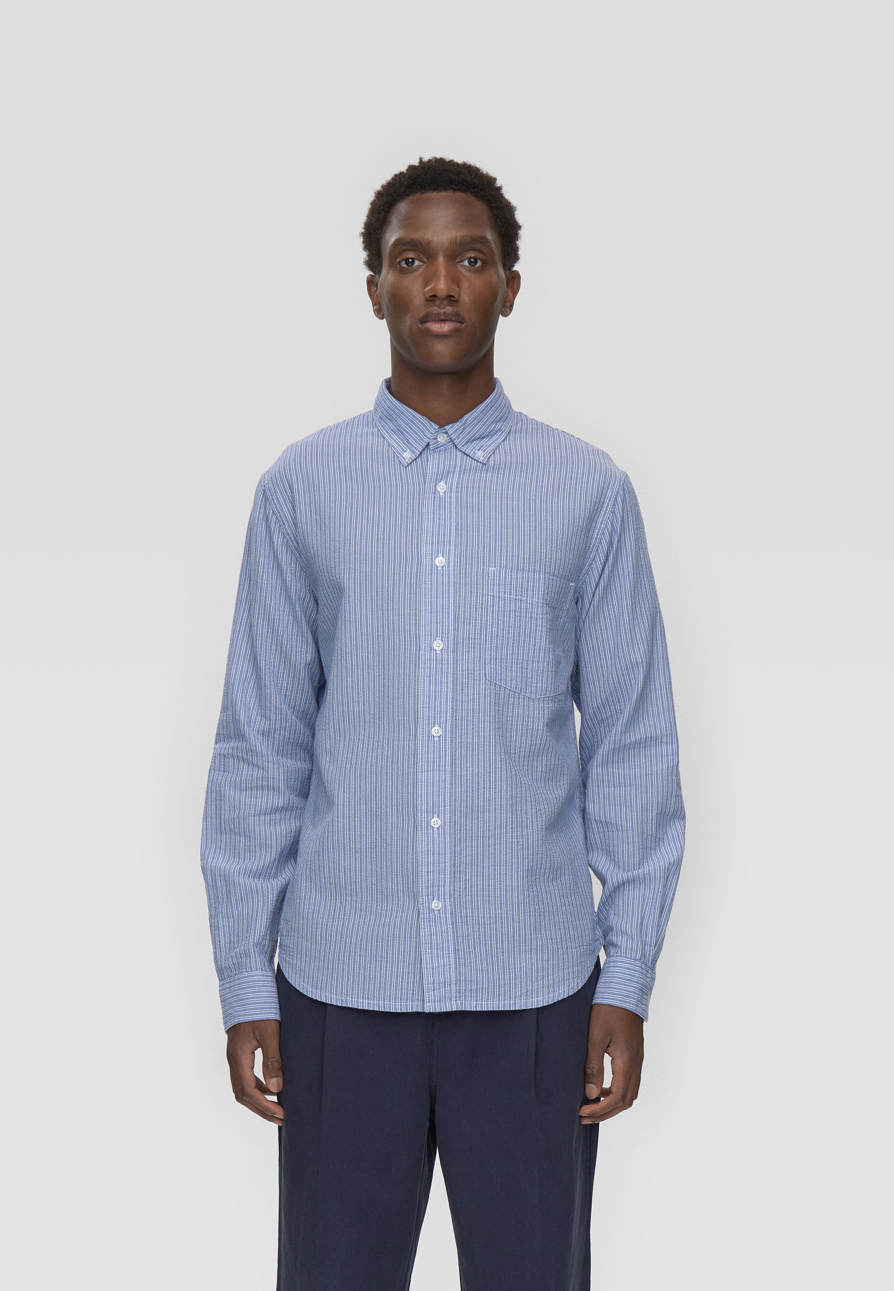 minimum male Colt long sleeved reg shirt 4145 Long Sleeved Shirt 3929 Blue Horizon