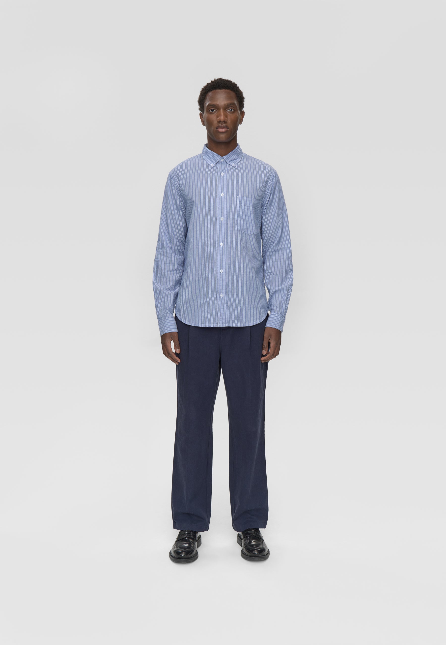 minimum male Colt long sleeved reg shirt 4145 Long Sleeved Shirt 3929 Blue Horizon