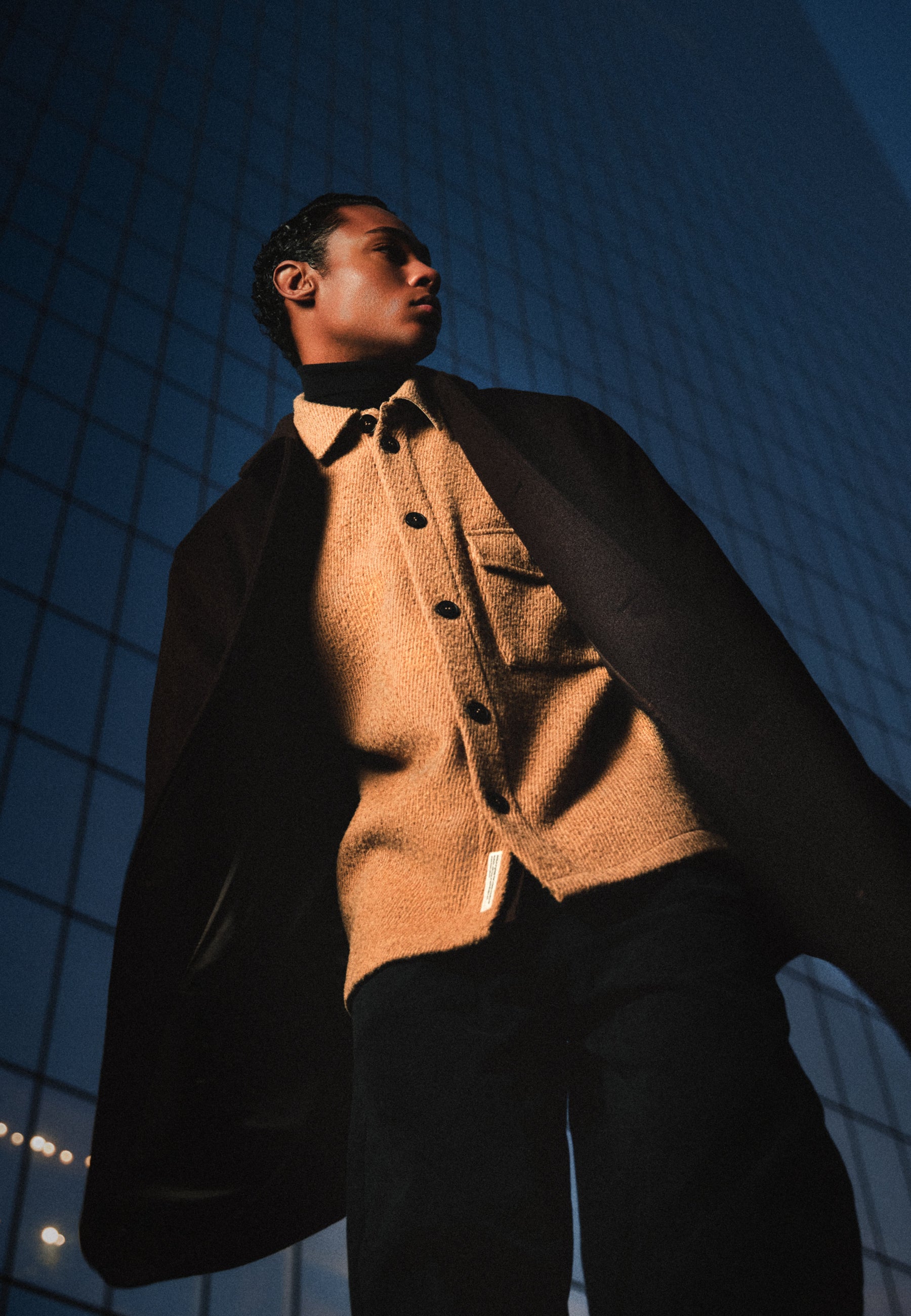 minimum male Darius Overshirt 4402 Overshirt 1144 Oak Buff