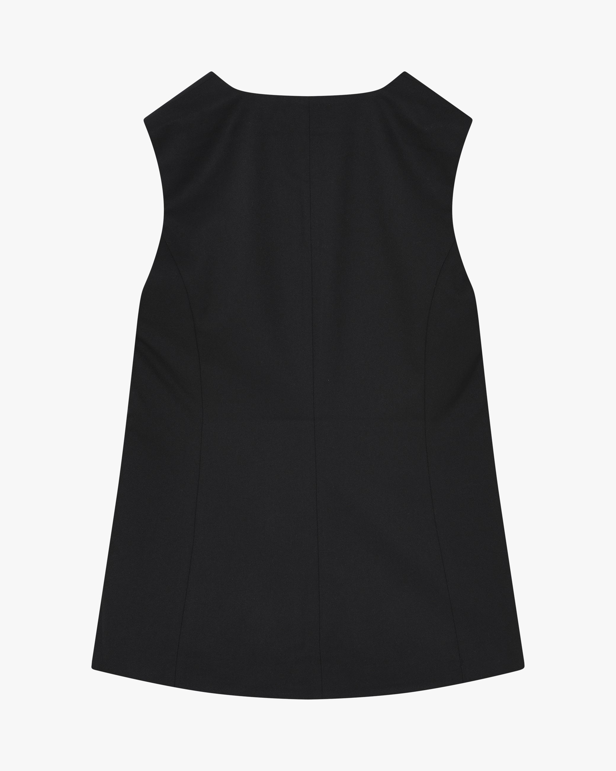 minimum female Davida vest 4527 Waistcoat 999 Black