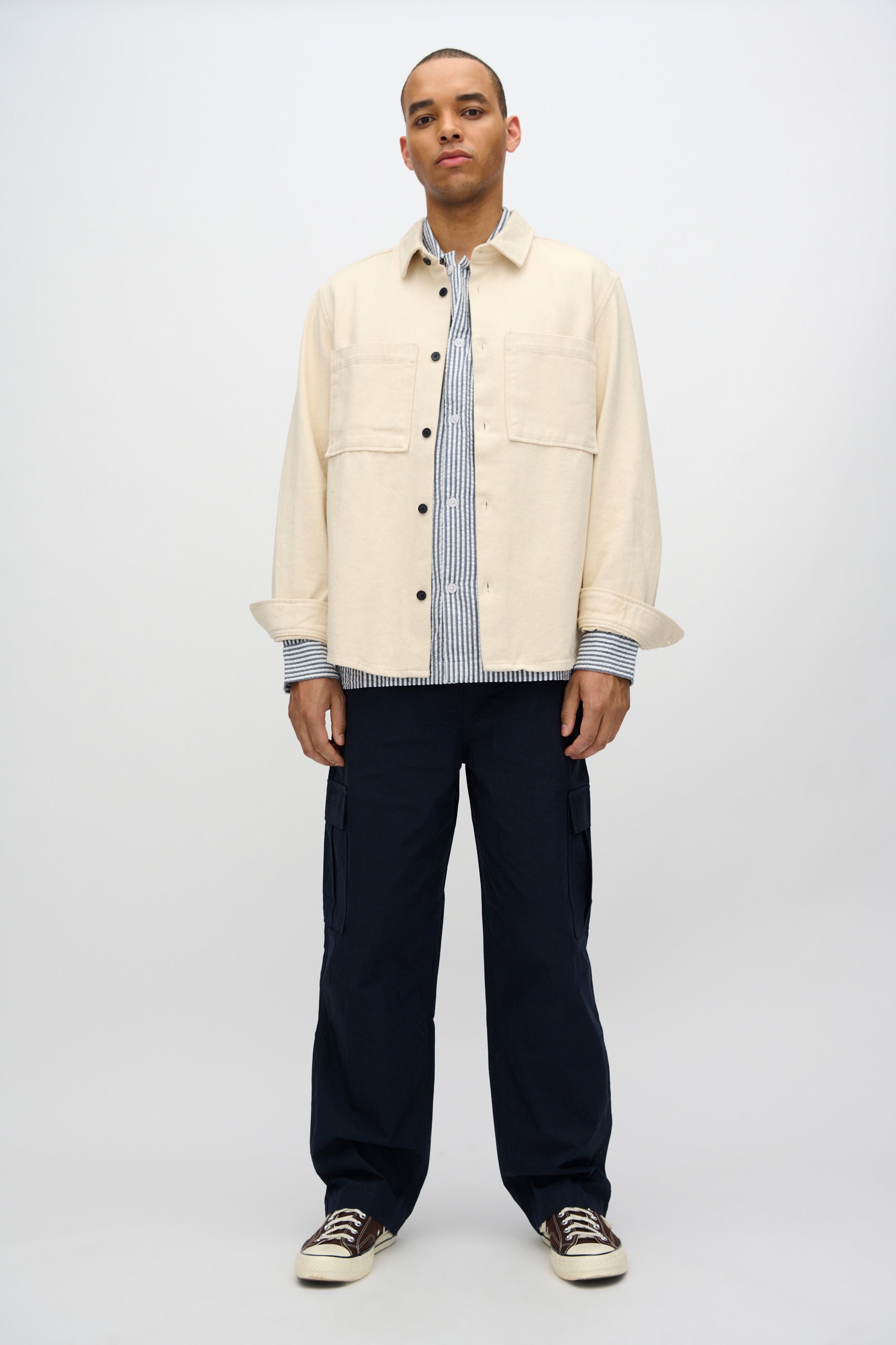 minimum male Francis long sleeved shirt 4240 Long Sleeved Shirt 3922 Sky Captain