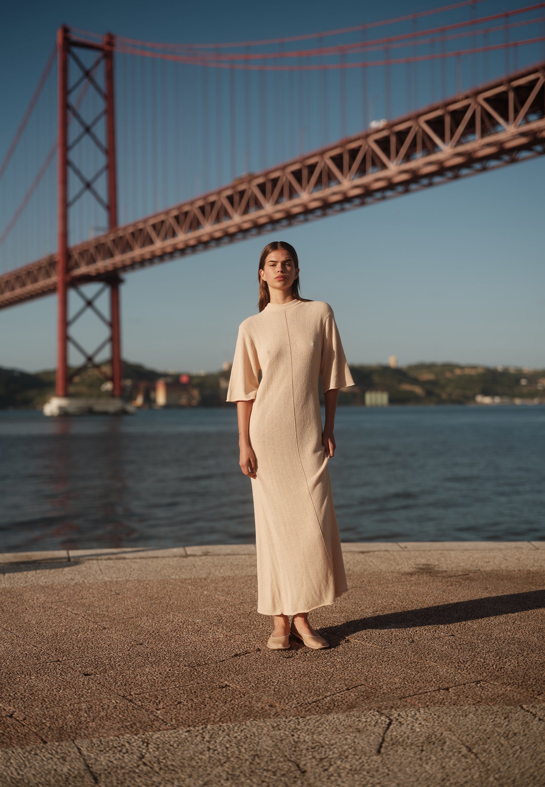 minimum female Gianna knit maxi dress 4150 Maxi Dress 0608 Coco Milk