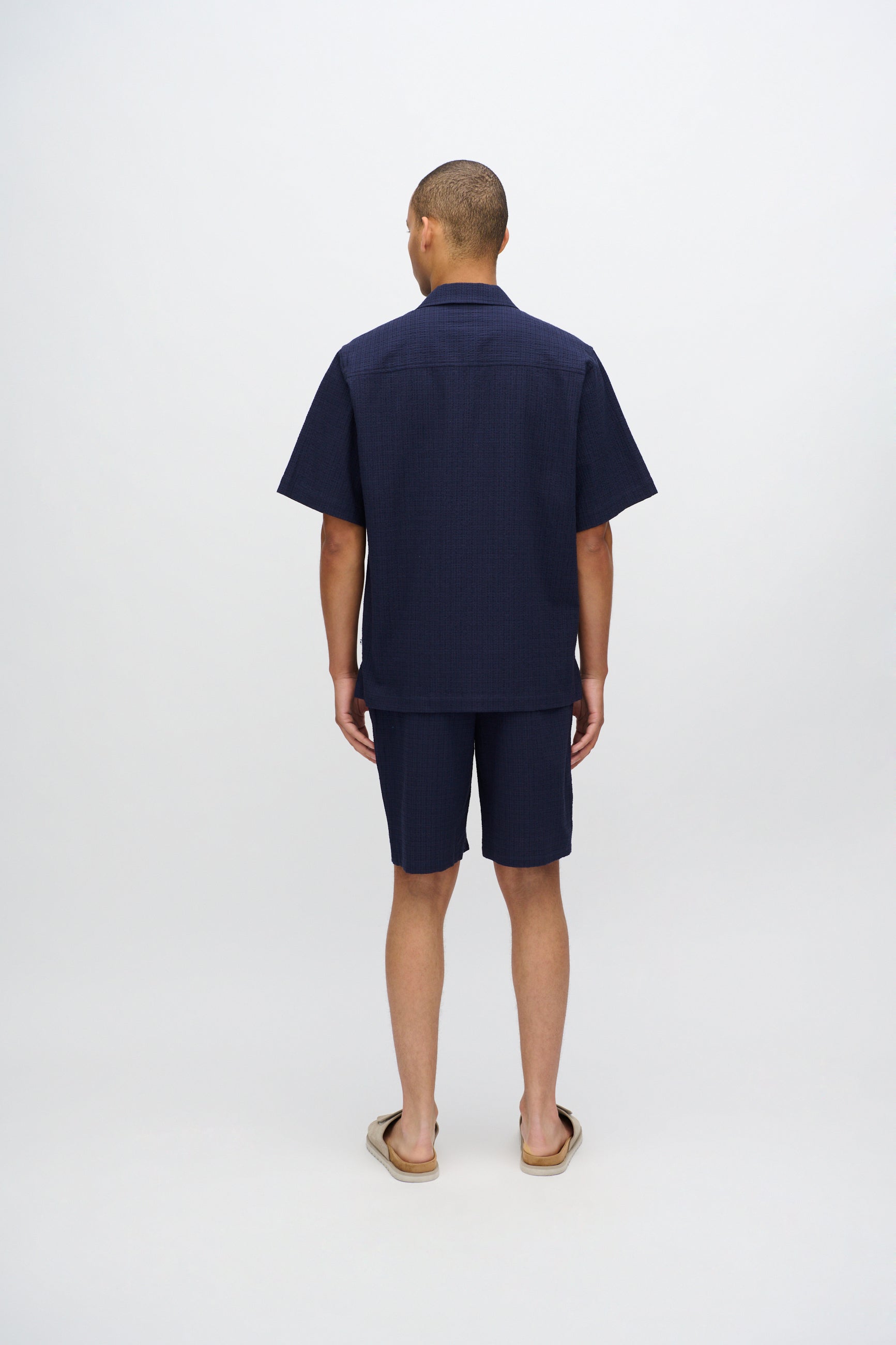 minimum male Hayden relaxed short sleeved shirt 4216 Short Sleeved Shirt 3922 Sky Captain