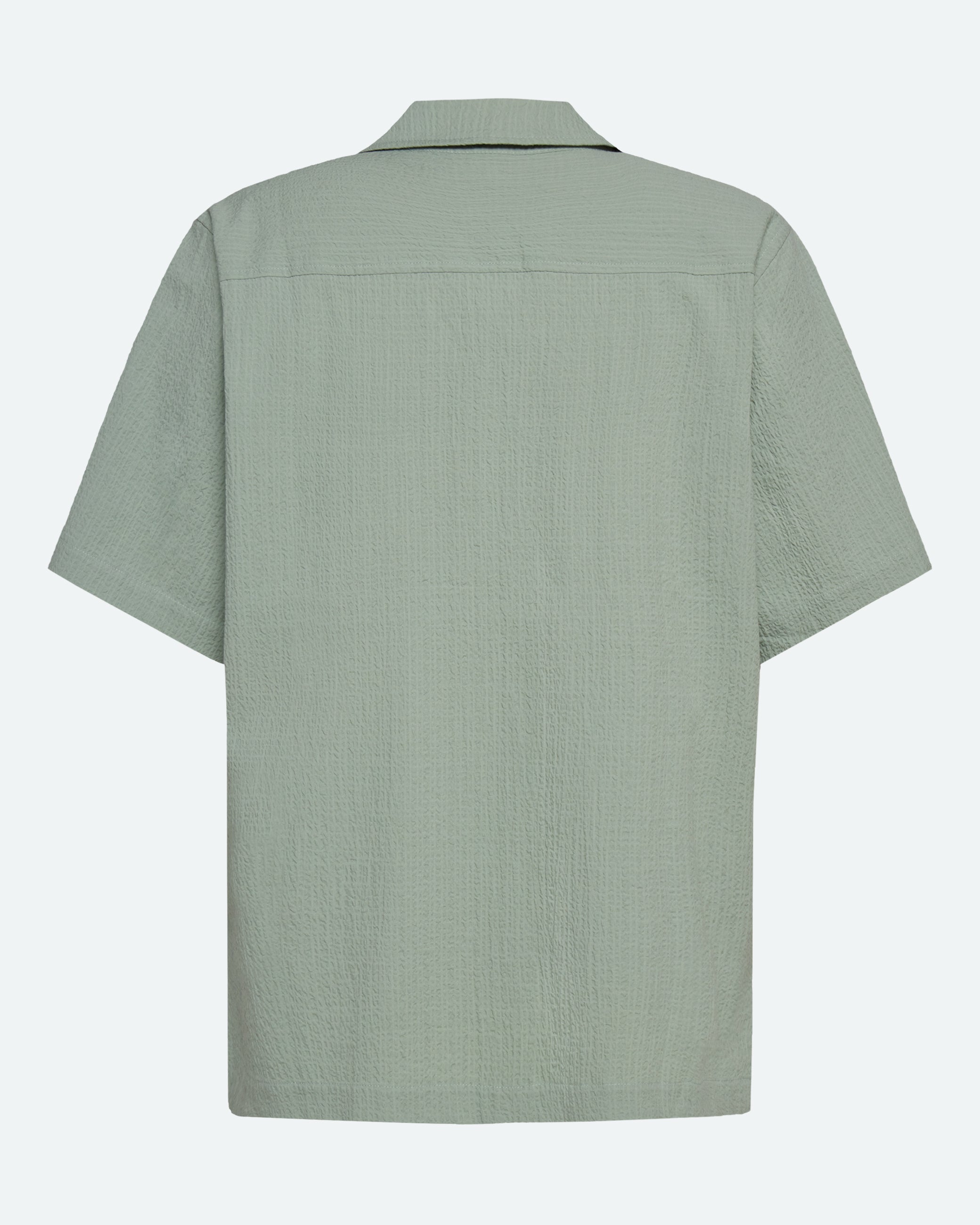minimum male Hayden relaxed short sleeved shirt 4216 Short Sleeved Shirt 5808 Iceberg Green