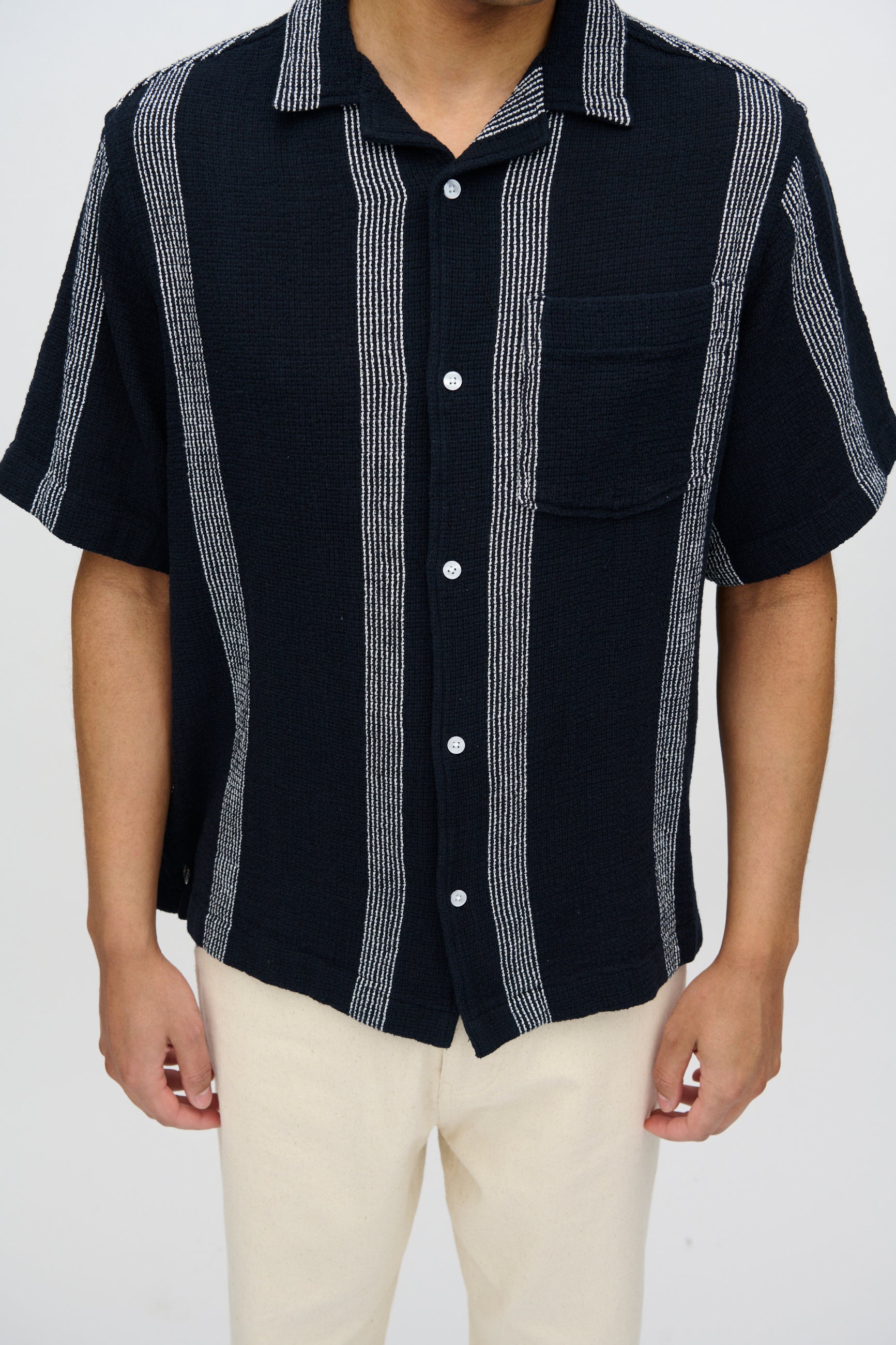 minimum male Hayden relaxed short sleeved shirt 4219 Short Sleeved Shirt 3922 Sky Captain