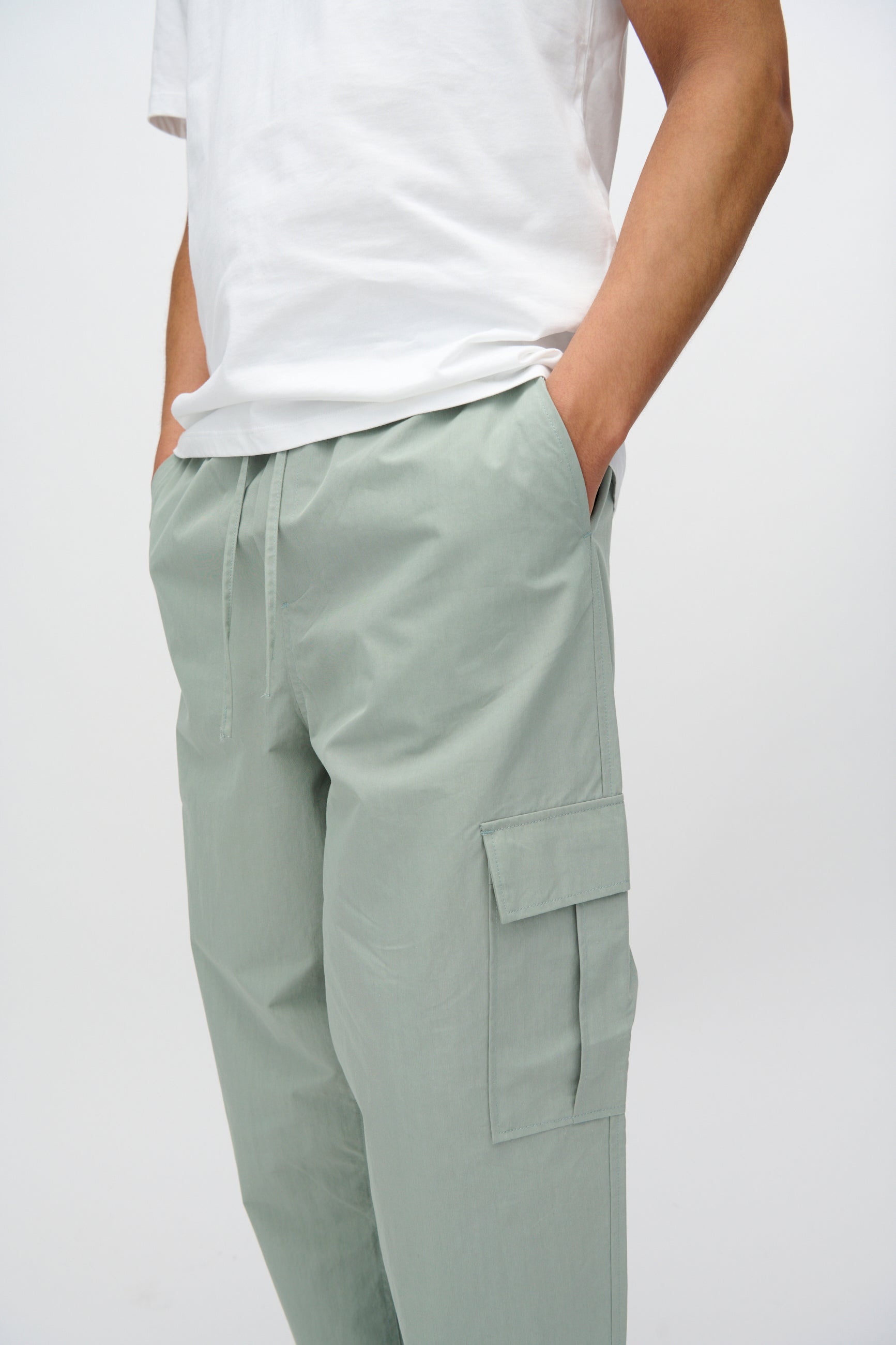 minimum male Huxley relaxed cargo pants 4233 Casual Pants 5808 Iceberg Green