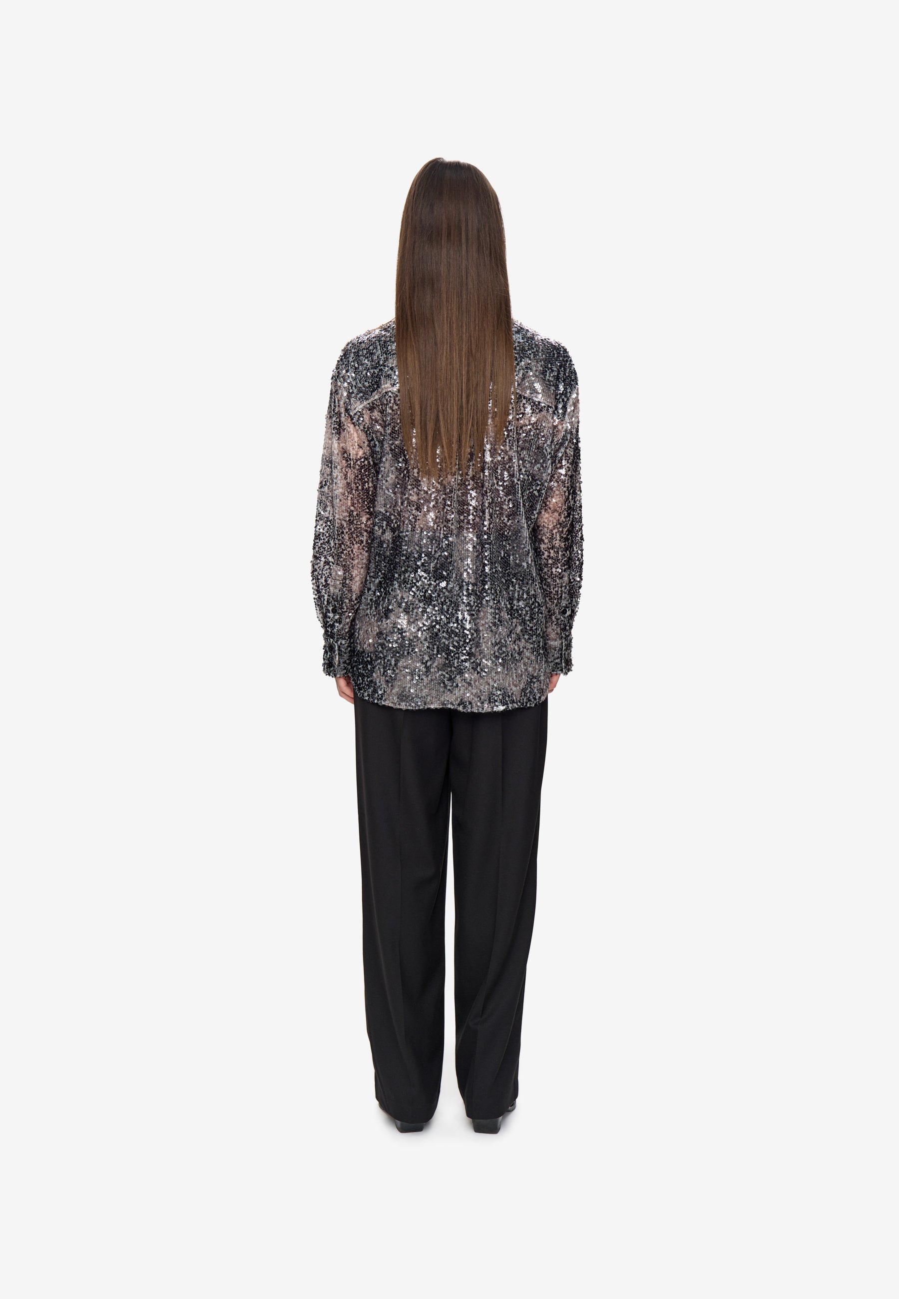 minimum female Lauren shirt 4517 Long Sleeved Shirt 999 Black