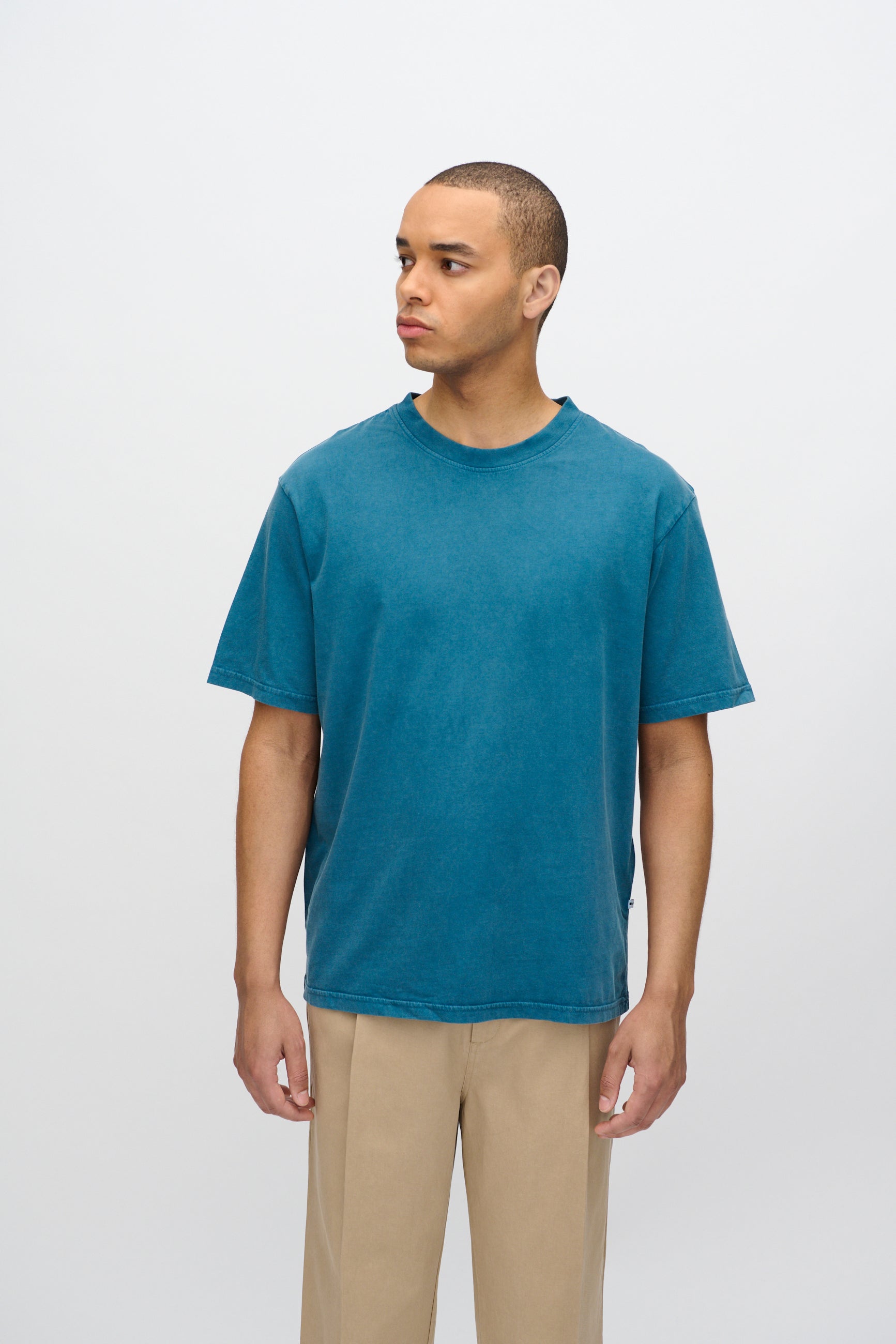 minimum male Lono short sleeved t-shirt 3412 Short Sleeved T-shirt 2340 Blue Ashes