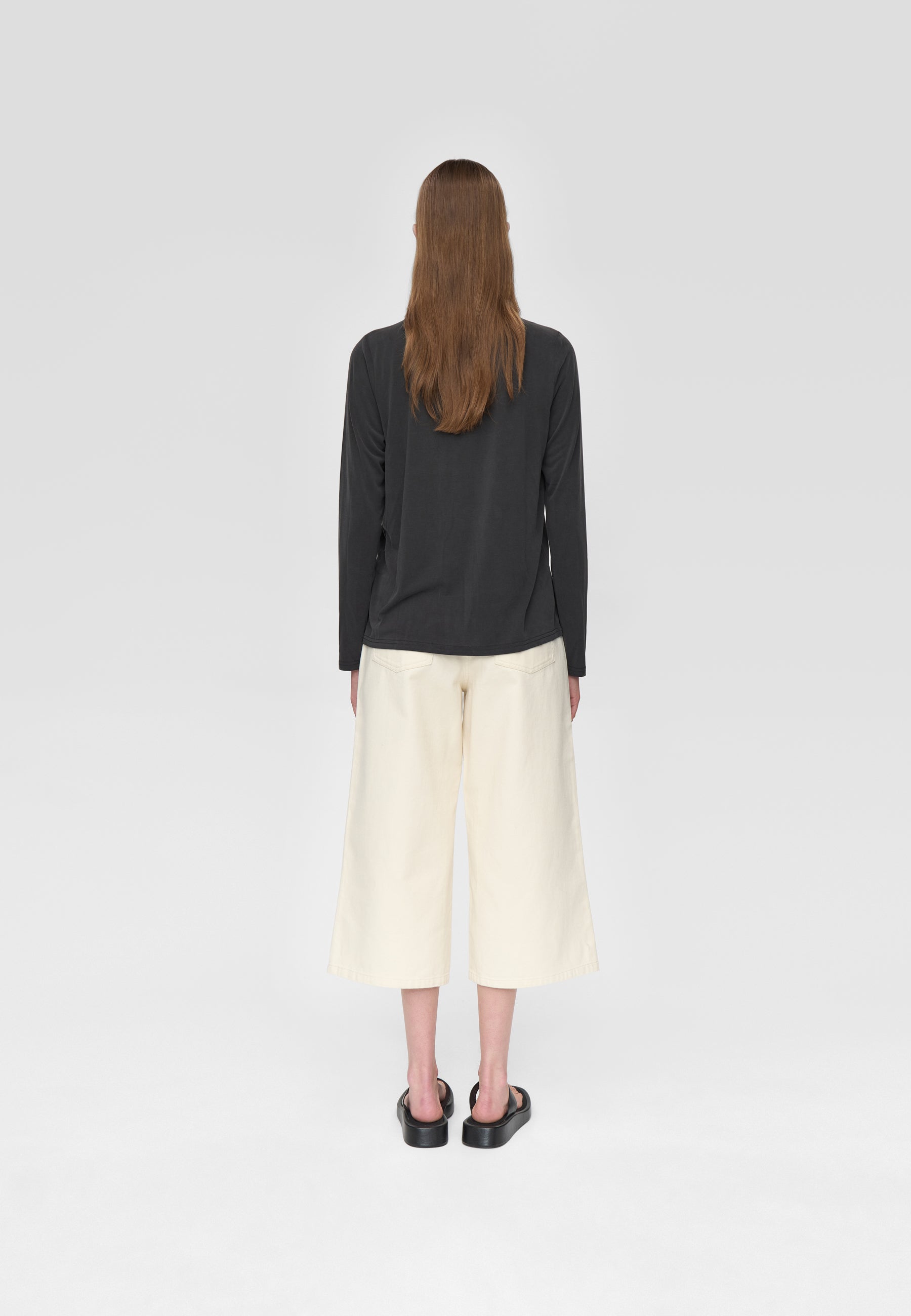 minimum female Margot Tee 0281 Long Sleeved T-shirt 999 Black