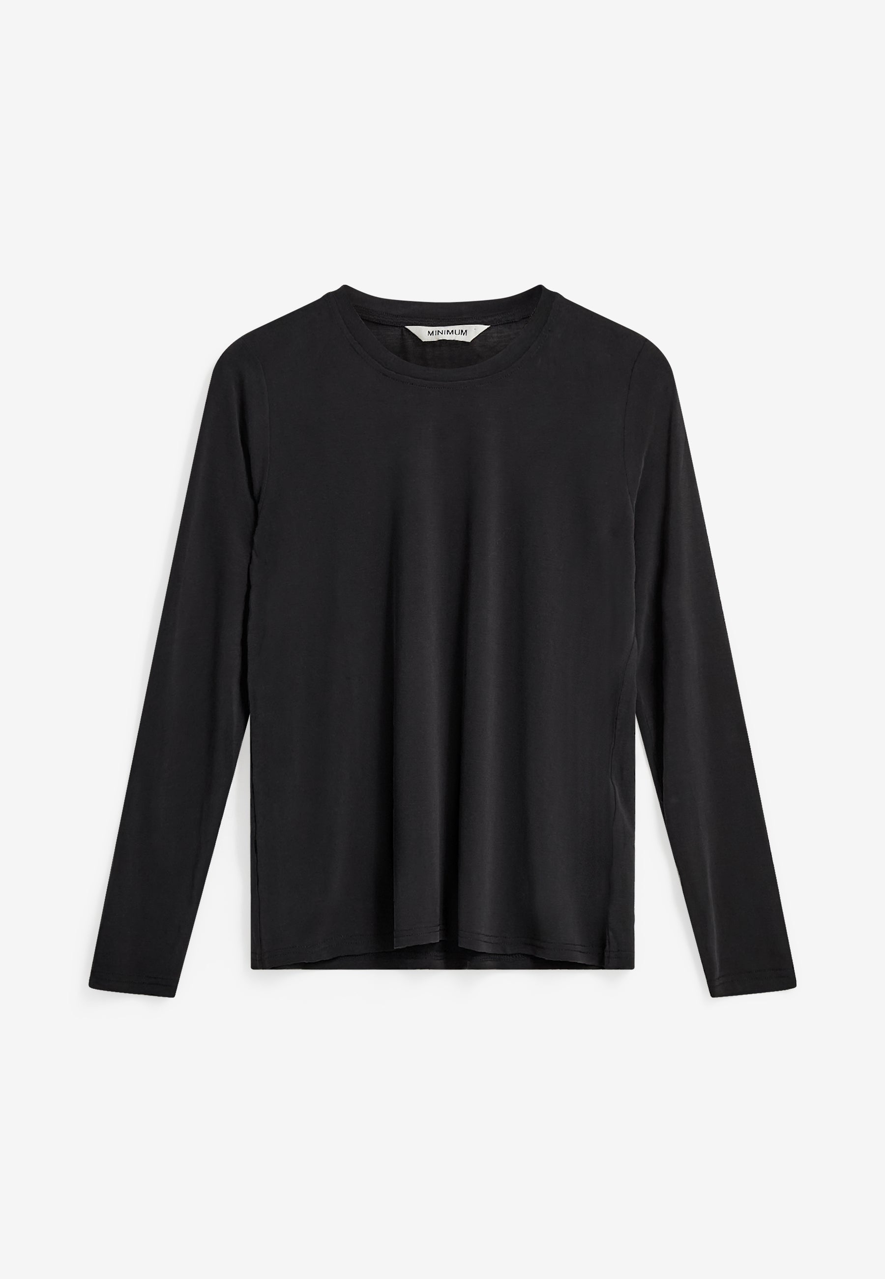 minimum female Margot Tee 0281 Long Sleeved T-shirt 999 Black