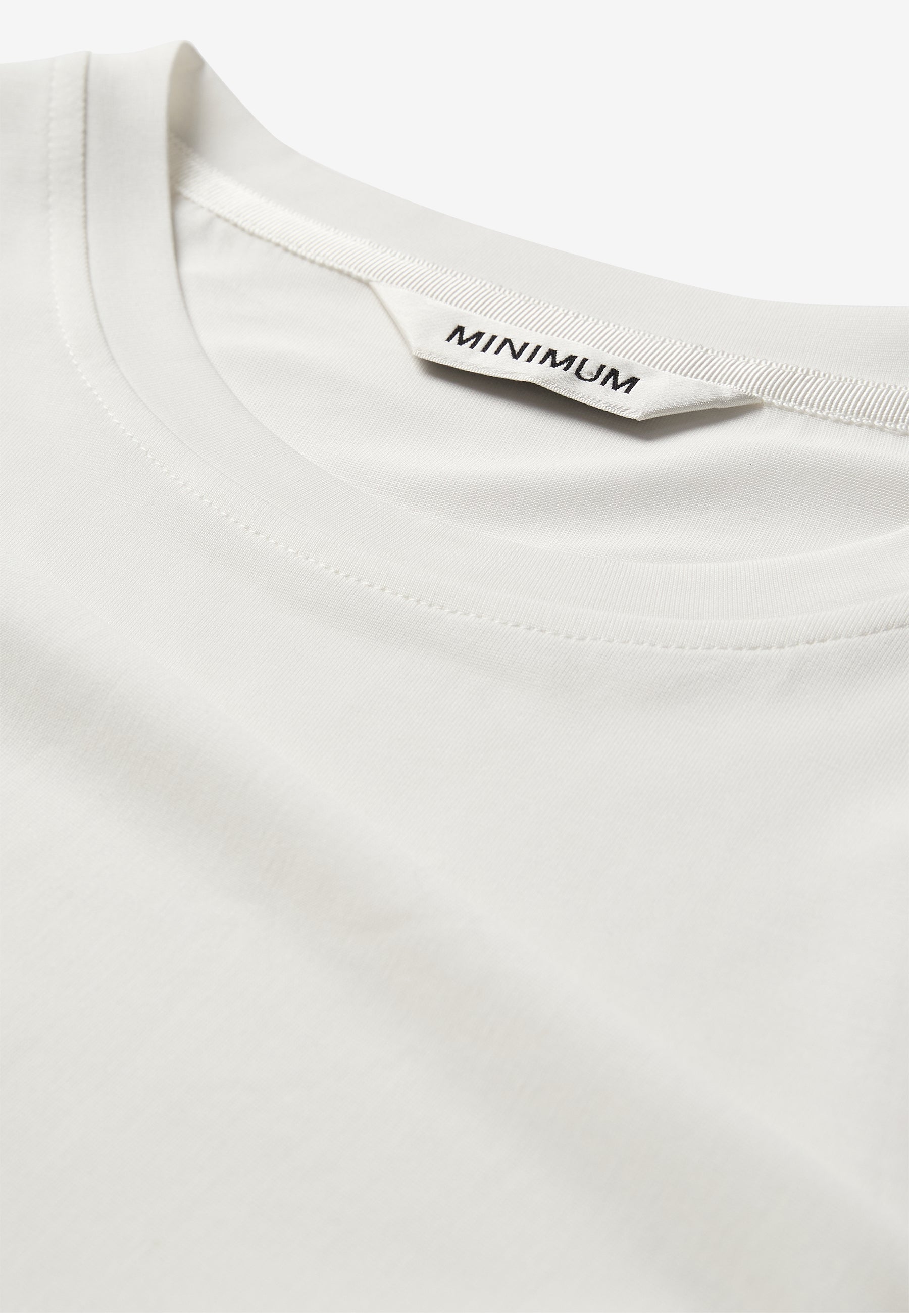 minimum female Margot Tee 0281 Long Sleeved T-shirt 009 Snow White