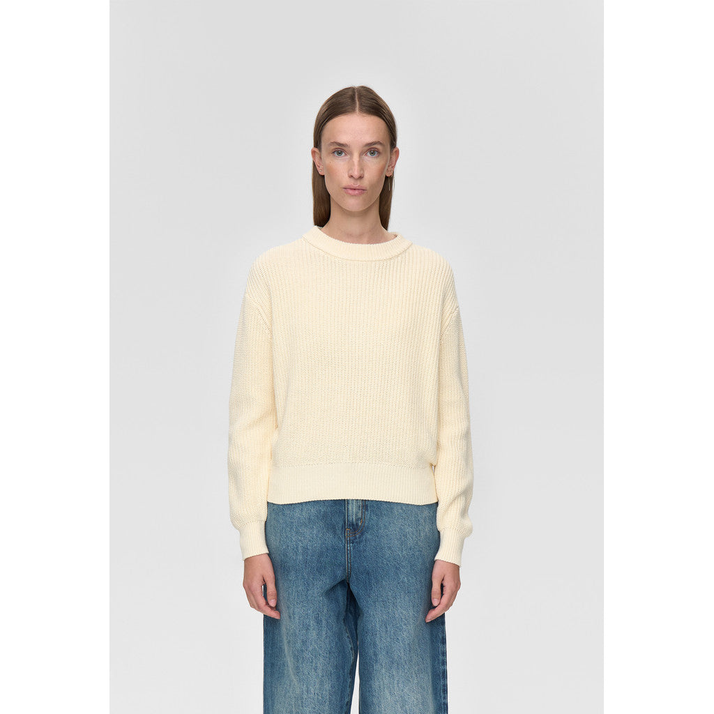 minimum female Mikala jumper G006 GOTS Jumper 0011 Butter Cream