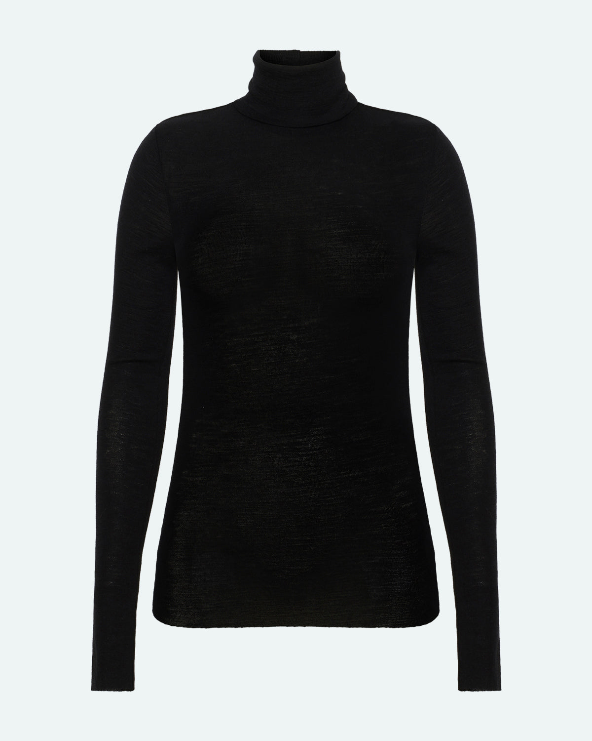 minimum female Pernilles long sleeved turtleneck 3736 Turtleneck 999 Black