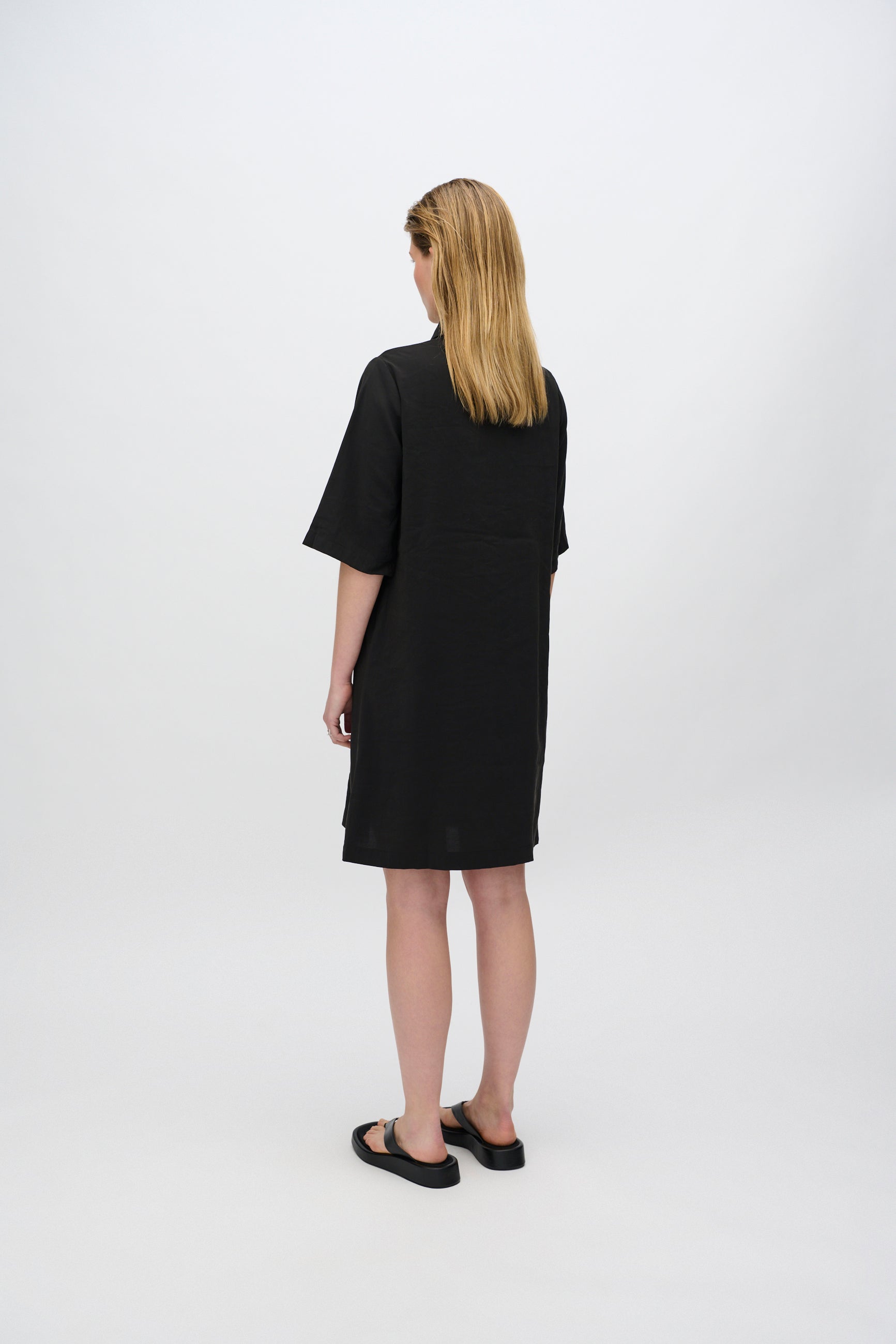 minimum female Rey shirt dress 3780 Short Dress 999 Black