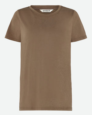 minimum female Rynah t-shirt 2.0 0281 Short Sleeved T-shirt 1815 Shitake