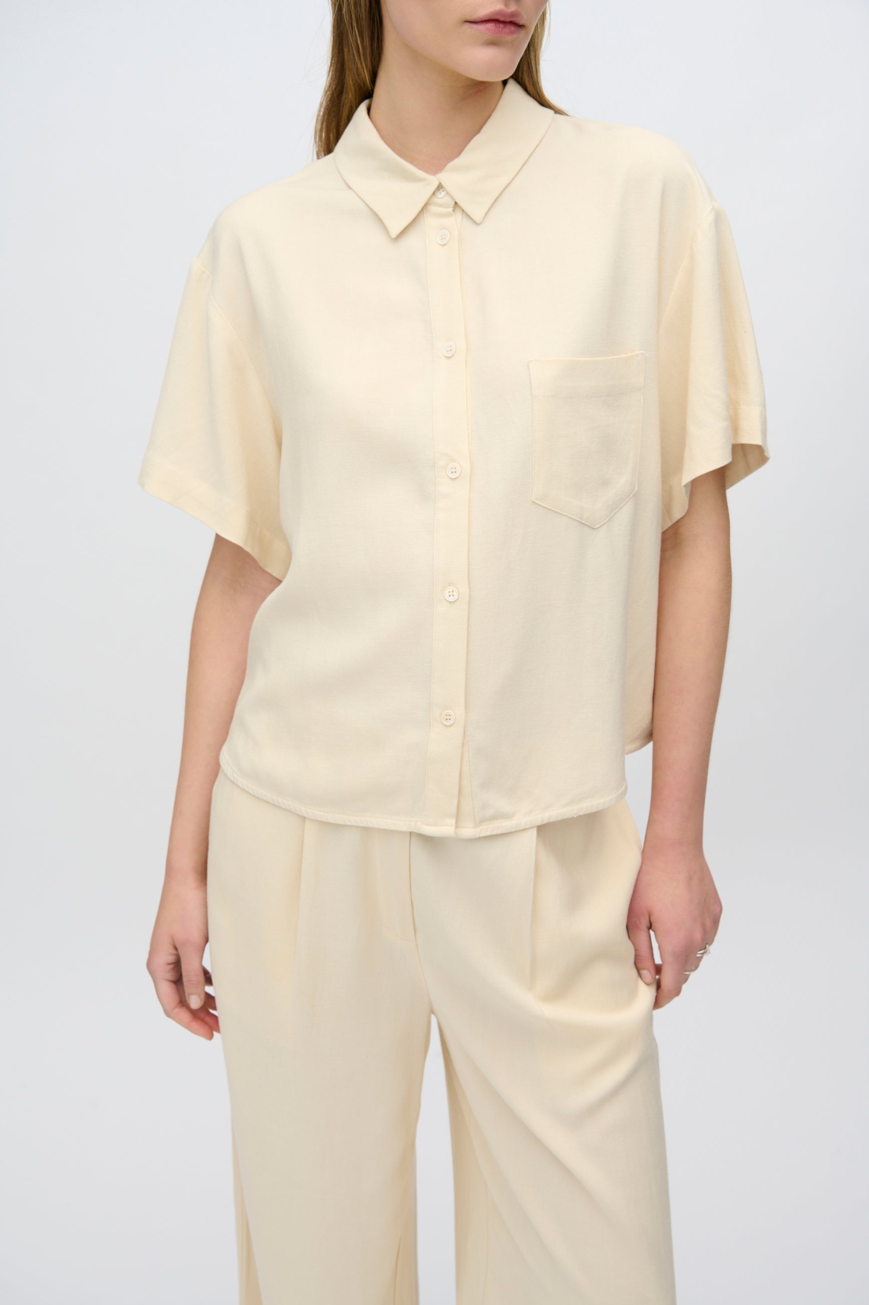 minimum female Sage short sleeved shirt 3069 Short Sleeved Shirt 0908 Summer Sand