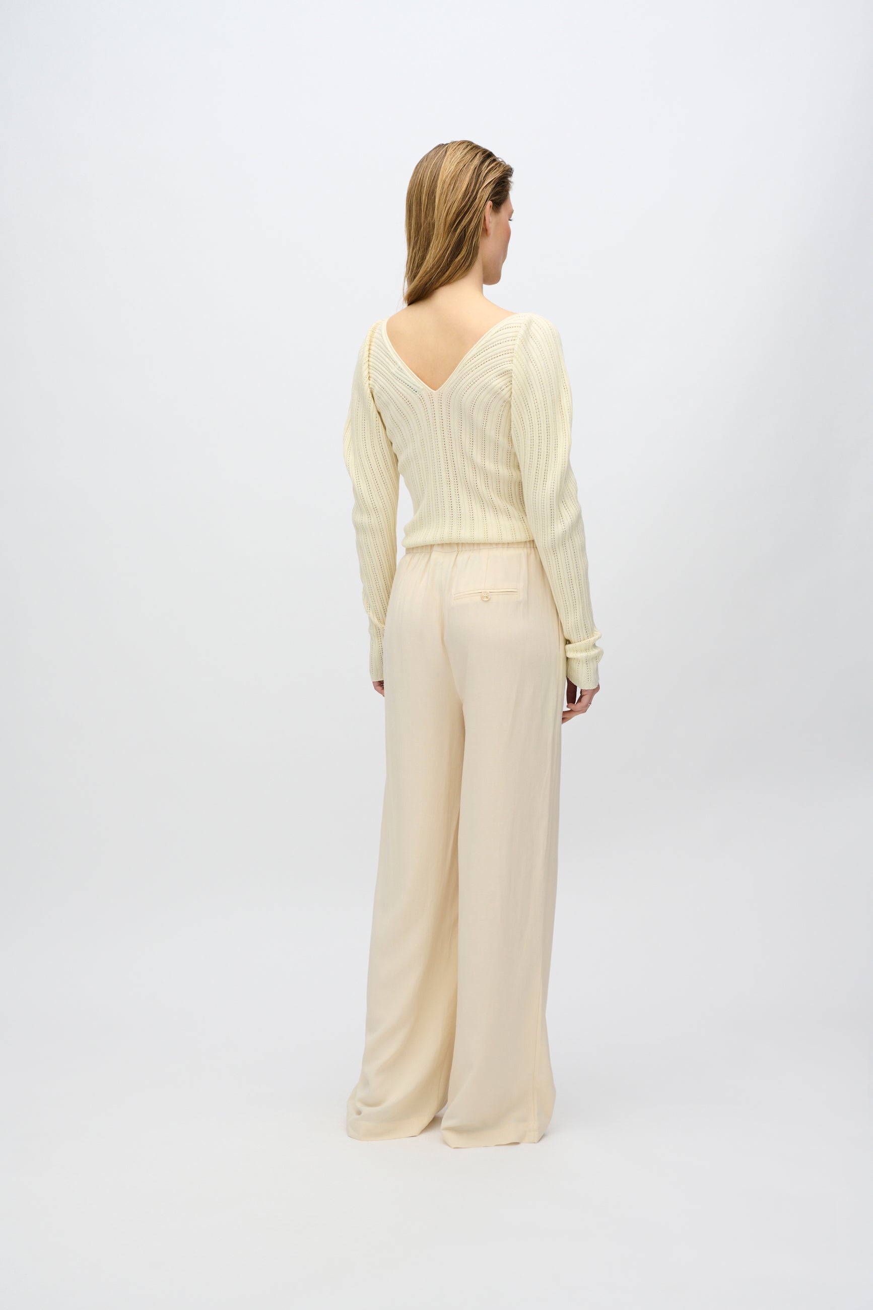 minimum female Sofia knit jumper 4268 Jumper 0011 Butter Cream