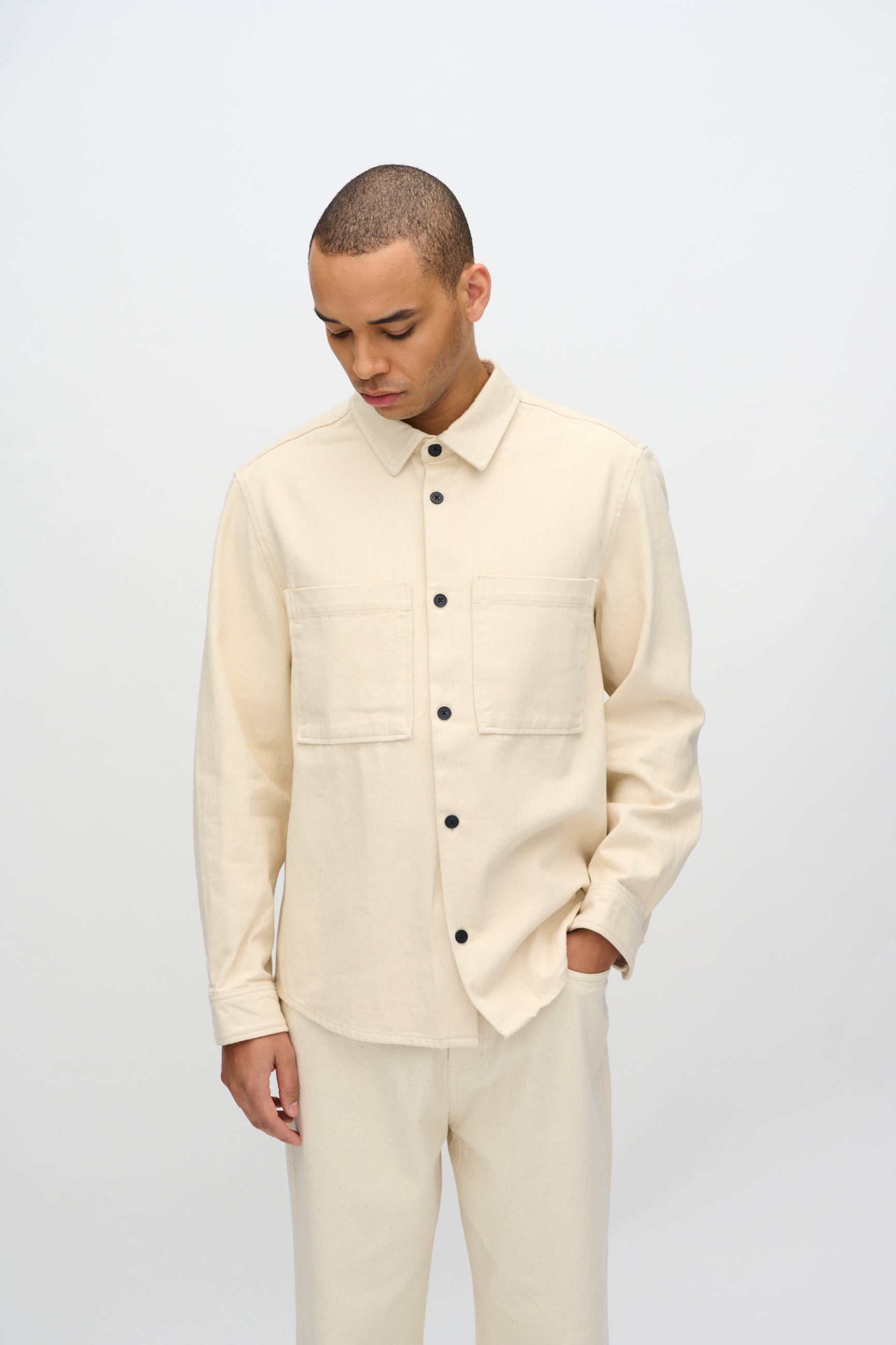 minimum male Titan overshirt 4113 Overshirt 1105 Brown Rice