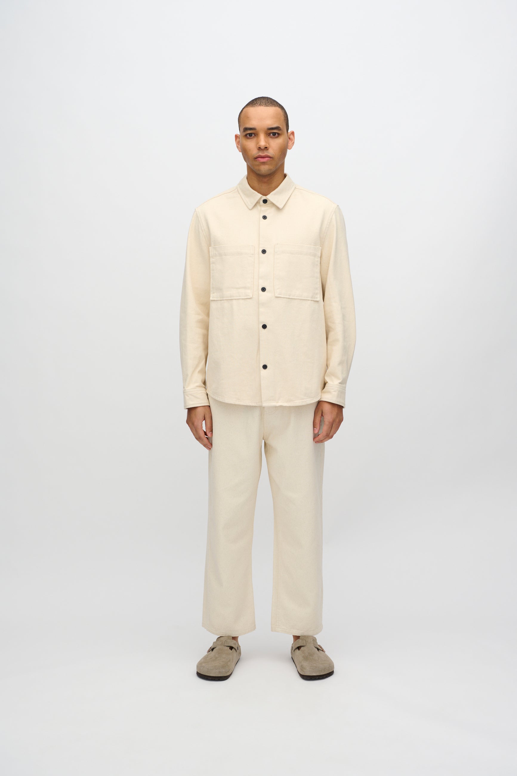 minimum male Titan overshirt 4113 Overshirt 1105 Brown Rice