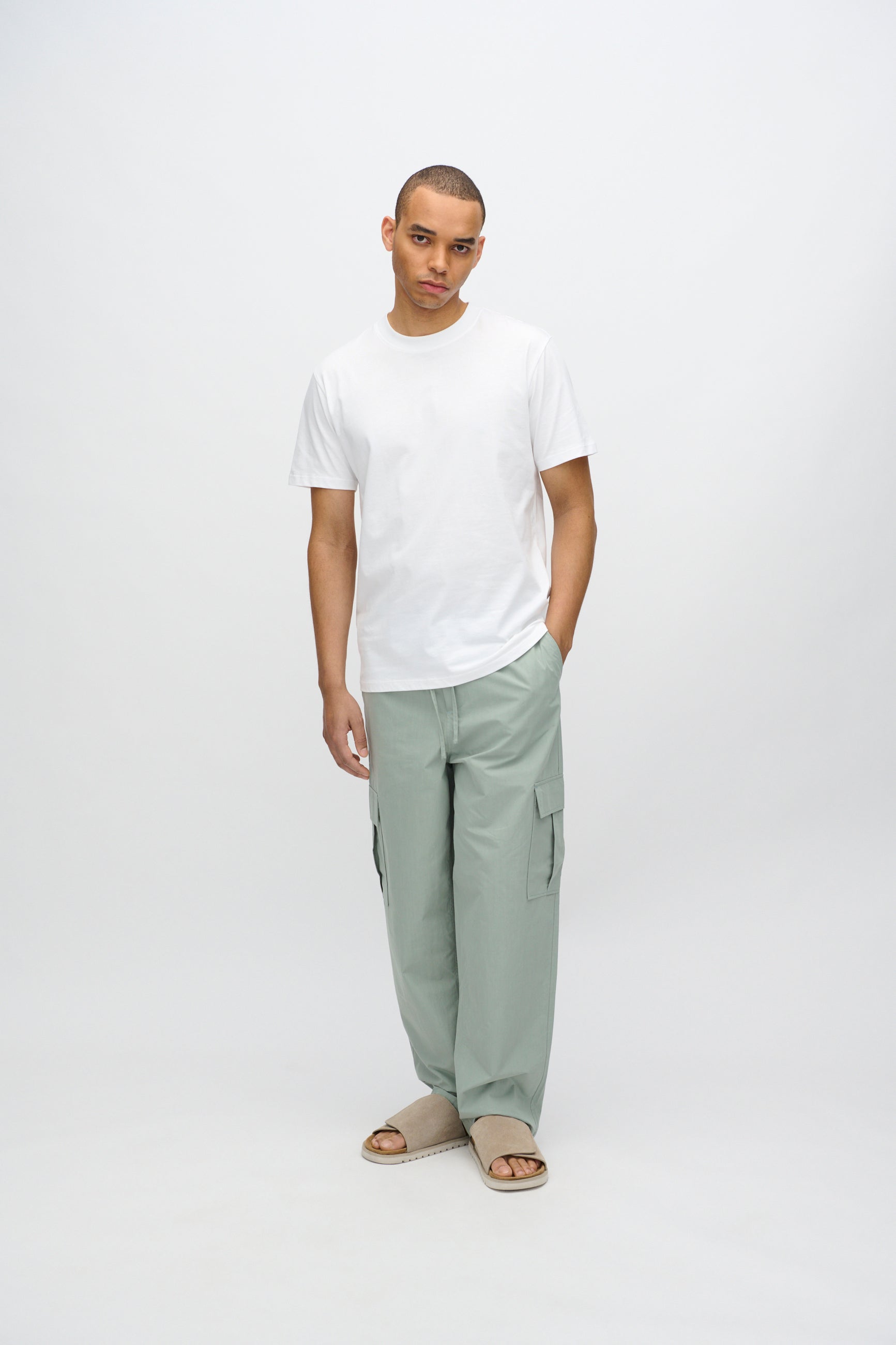 minimum male Aarhus short sleeved t-shirt G029 GOTS Short Sleeved T-shirt 000 White