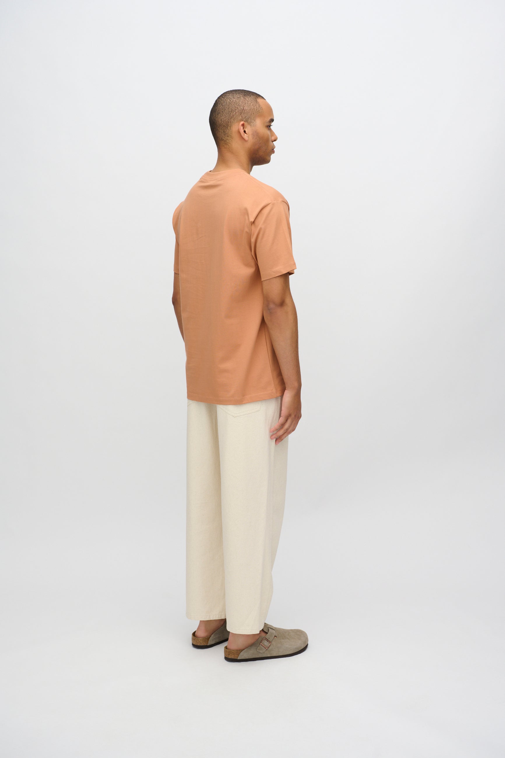 minimum male Aarhus short sleeved t-shirt G029 GOTS Short Sleeved T-shirt 1235 Sandstorm