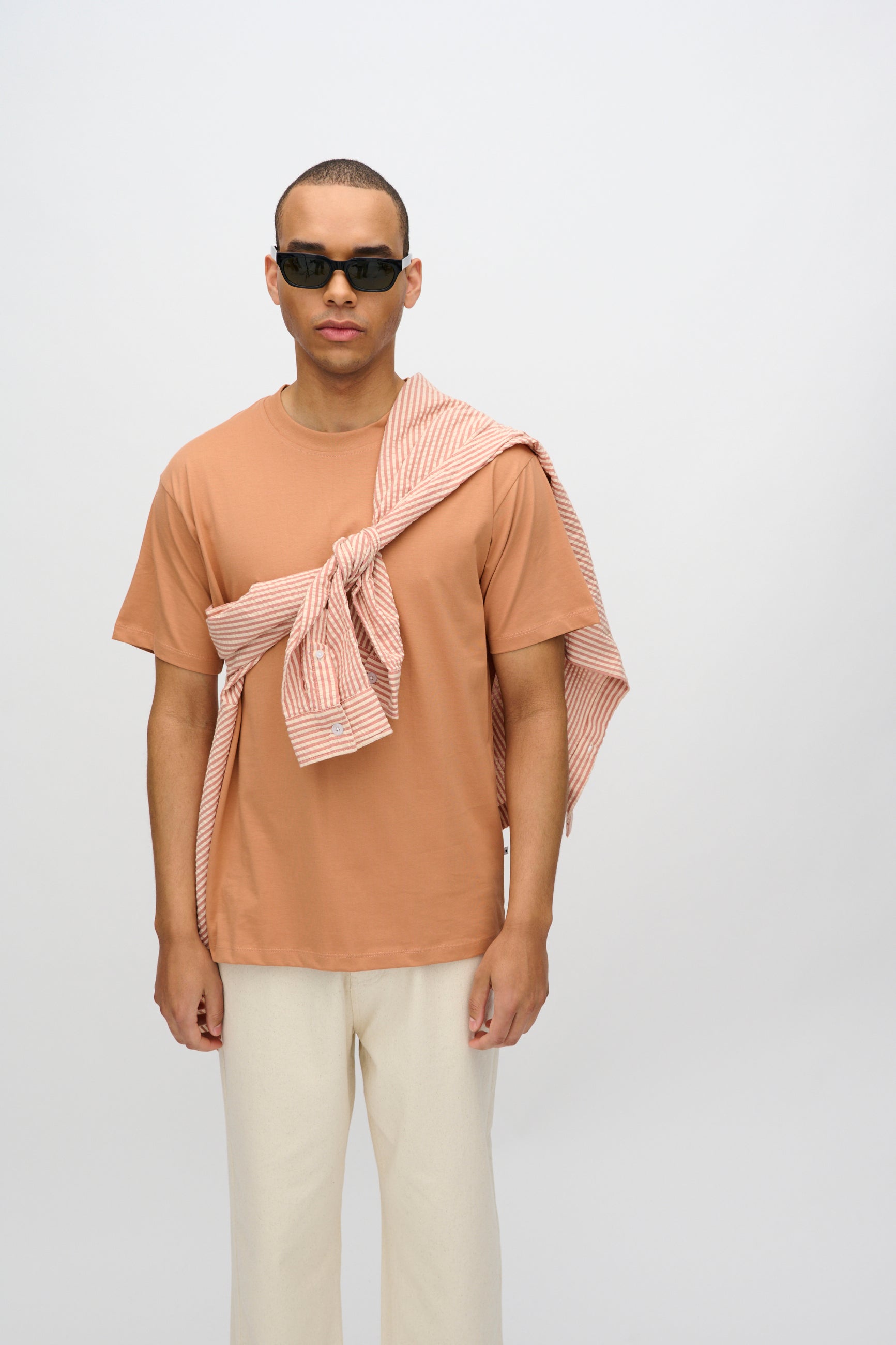 minimum male Aarhus short sleeved t-shirt G029 GOTS Short Sleeved T-shirt 1235 Sandstorm