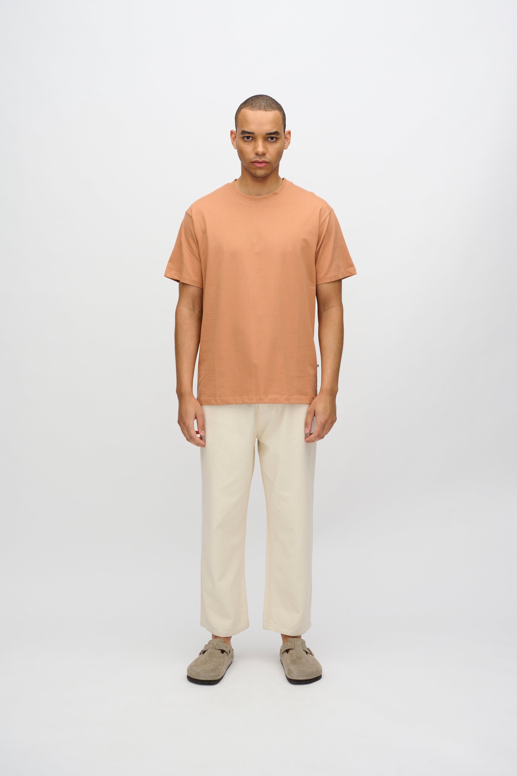 minimum male Aarhus short sleeved t-shirt G029 GOTS Short Sleeved T-shirt 1235 Sandstorm