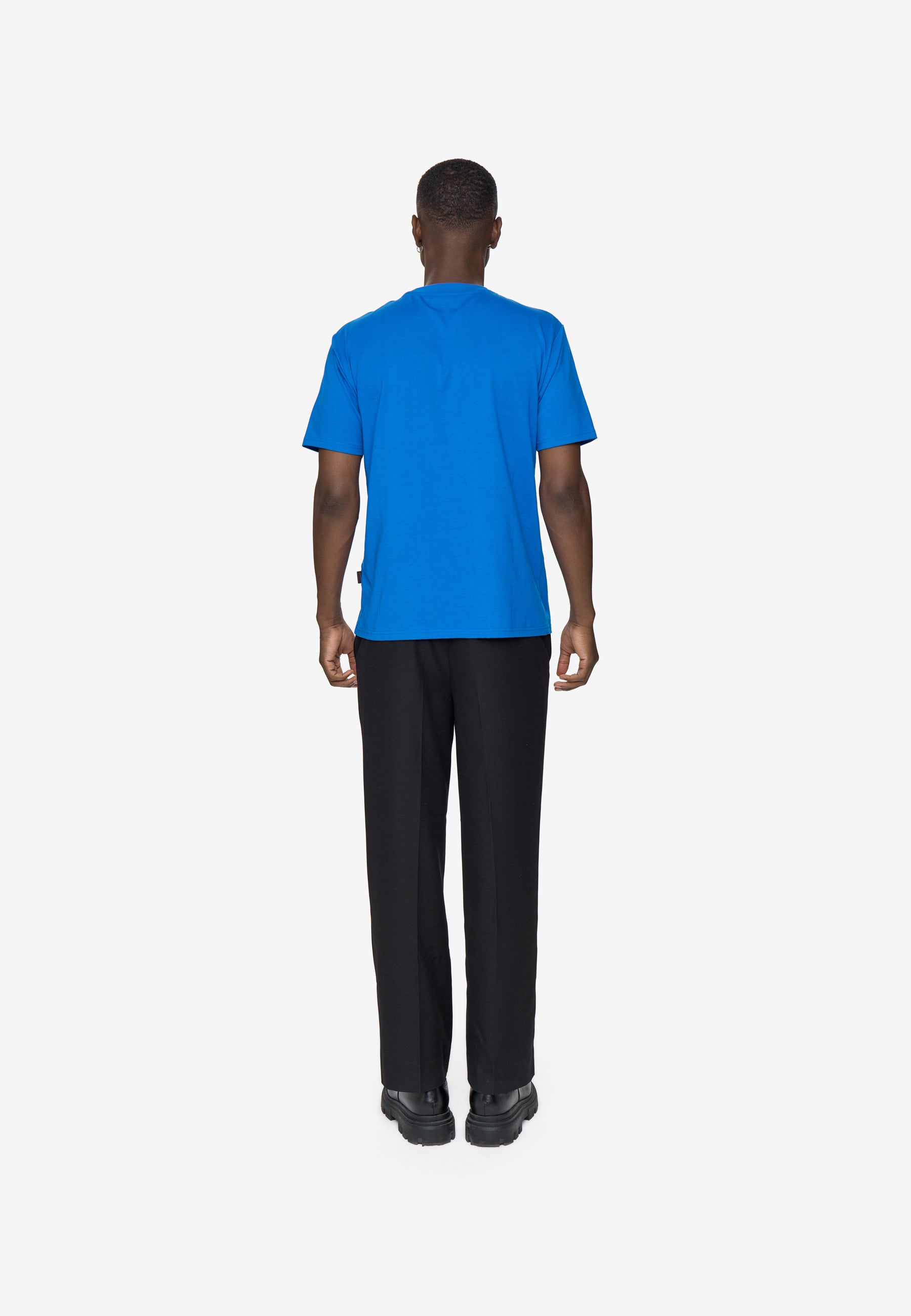 minimum male Aarhus short sleeved t-shirt G029 GOTS Short Sleeved T-shirt 4148 Victoria Blue