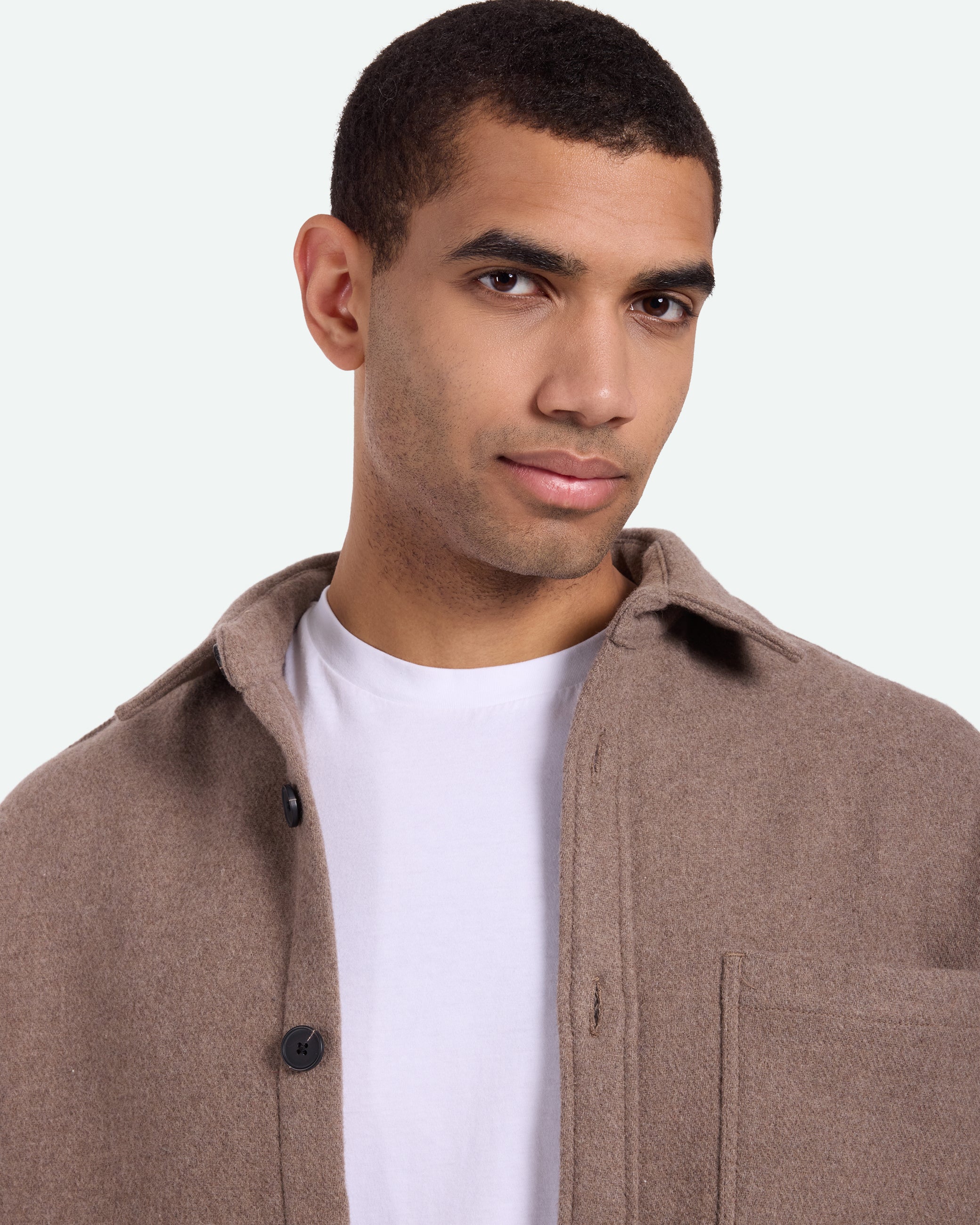 minimum male Alonso overshirt 3752 Overshirt 1815 Shitake