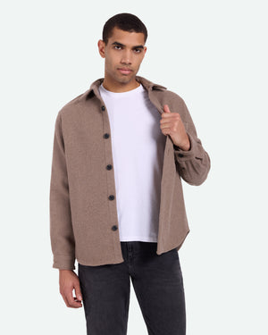 minimum male Alonso overshirt 3752 Overshirt 1815 Shitake