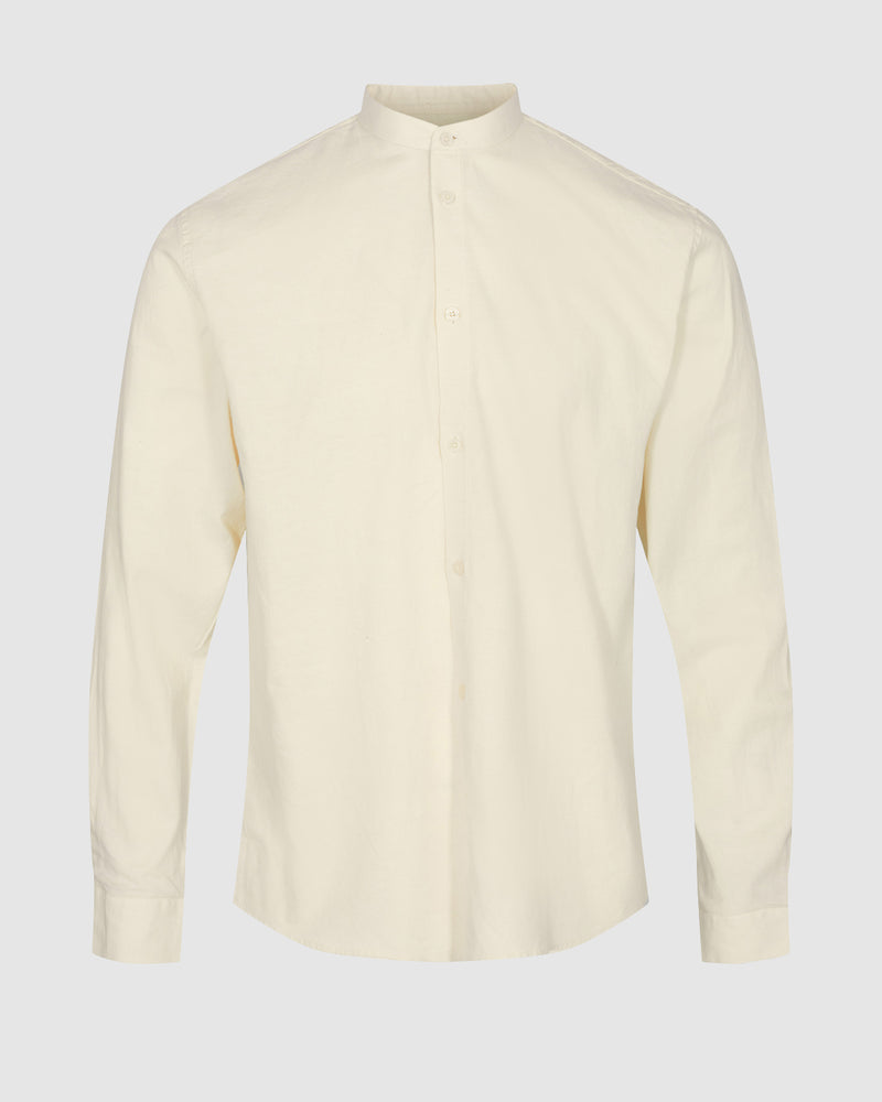 minimum male Anholt 2.0 0063 Long Sleeved Shirt 004M Brokenwhite Melange