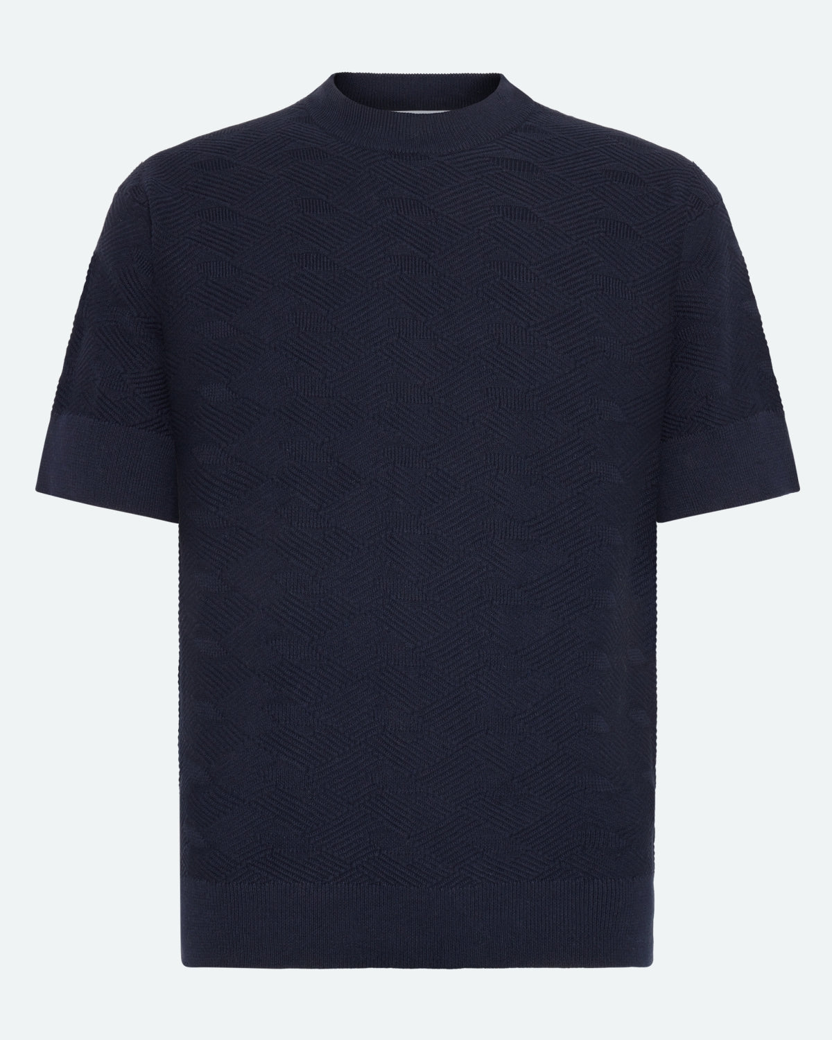 minimum male Aron knit t-shirt 4121 Short Sleeved T-shirt 3922 Sky Captain