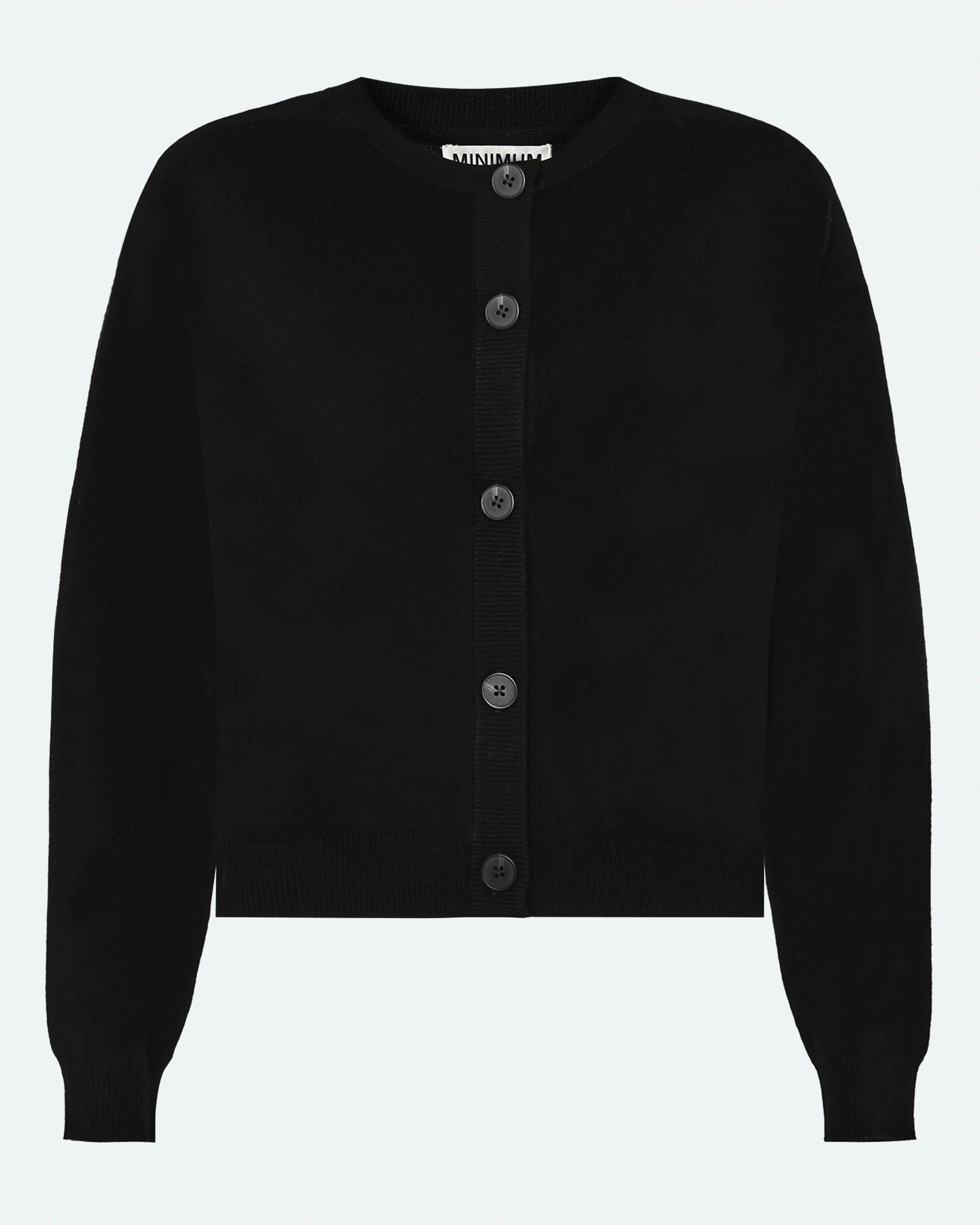 minimum female Assiana cardigan 3801 Jumper 999 Black