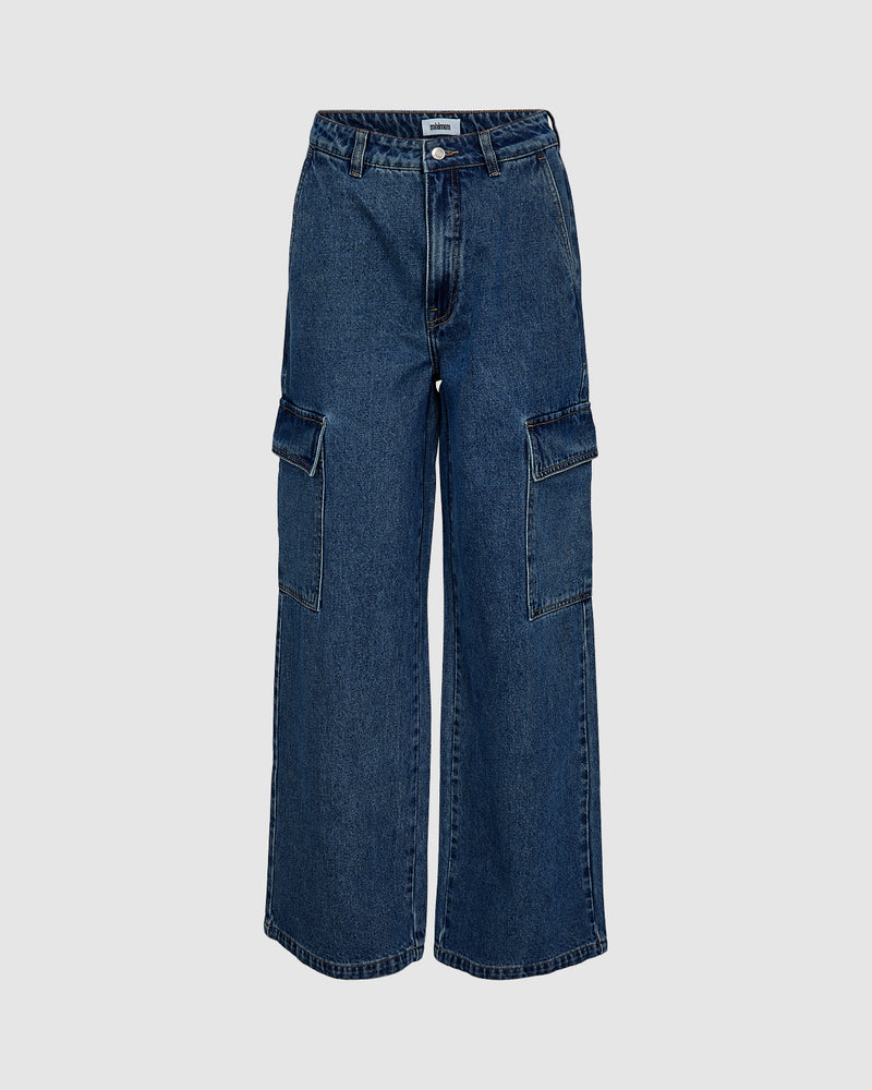 minimum female Astas 3018 Jeans Straight Jeans 688 Indigo Blue