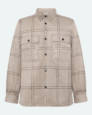 minimum male Bentley shirt 4404 Overshirt 1109 Chinchilla