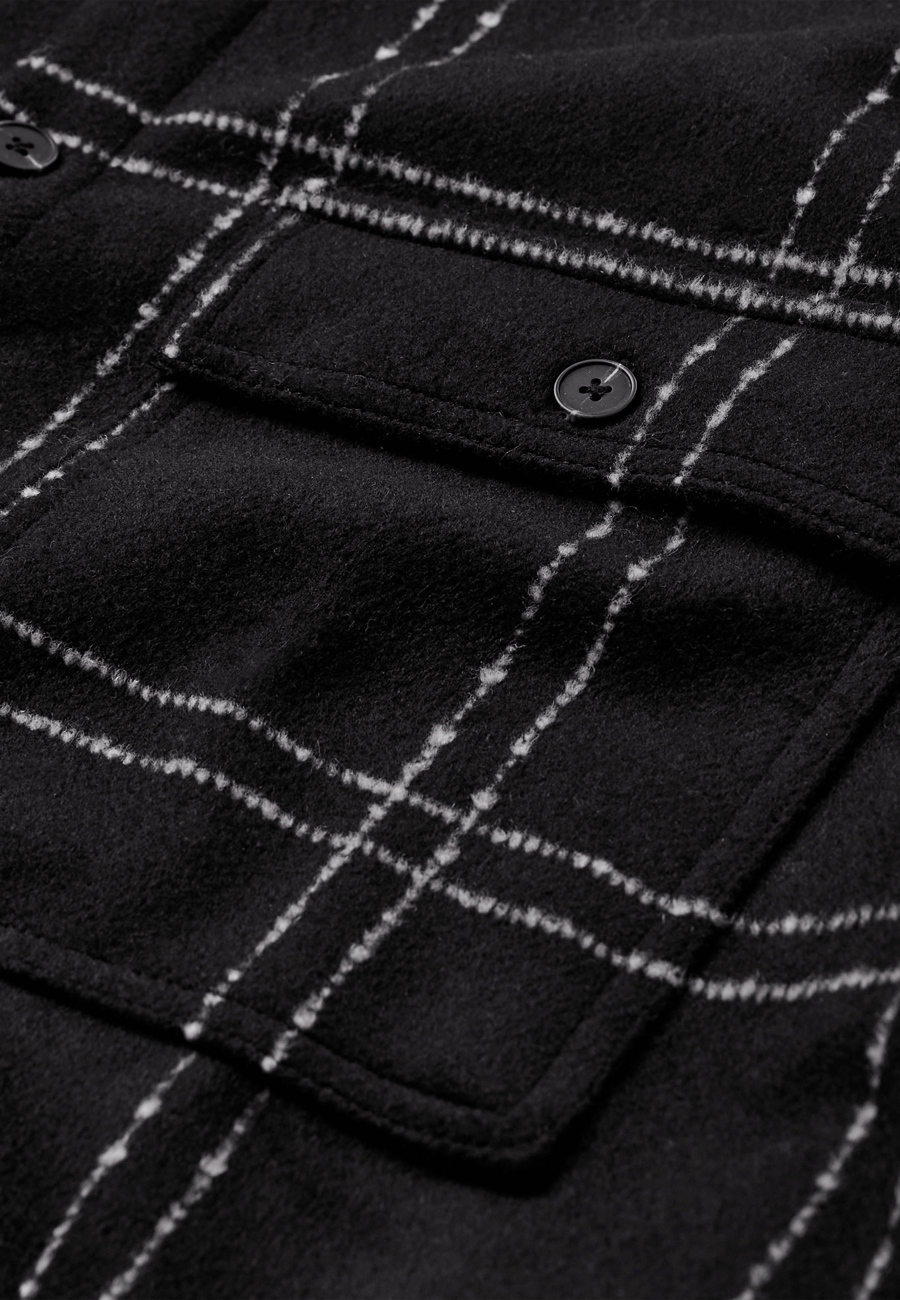 minimum male Bentley shirt 4404 Overshirt 999 Black