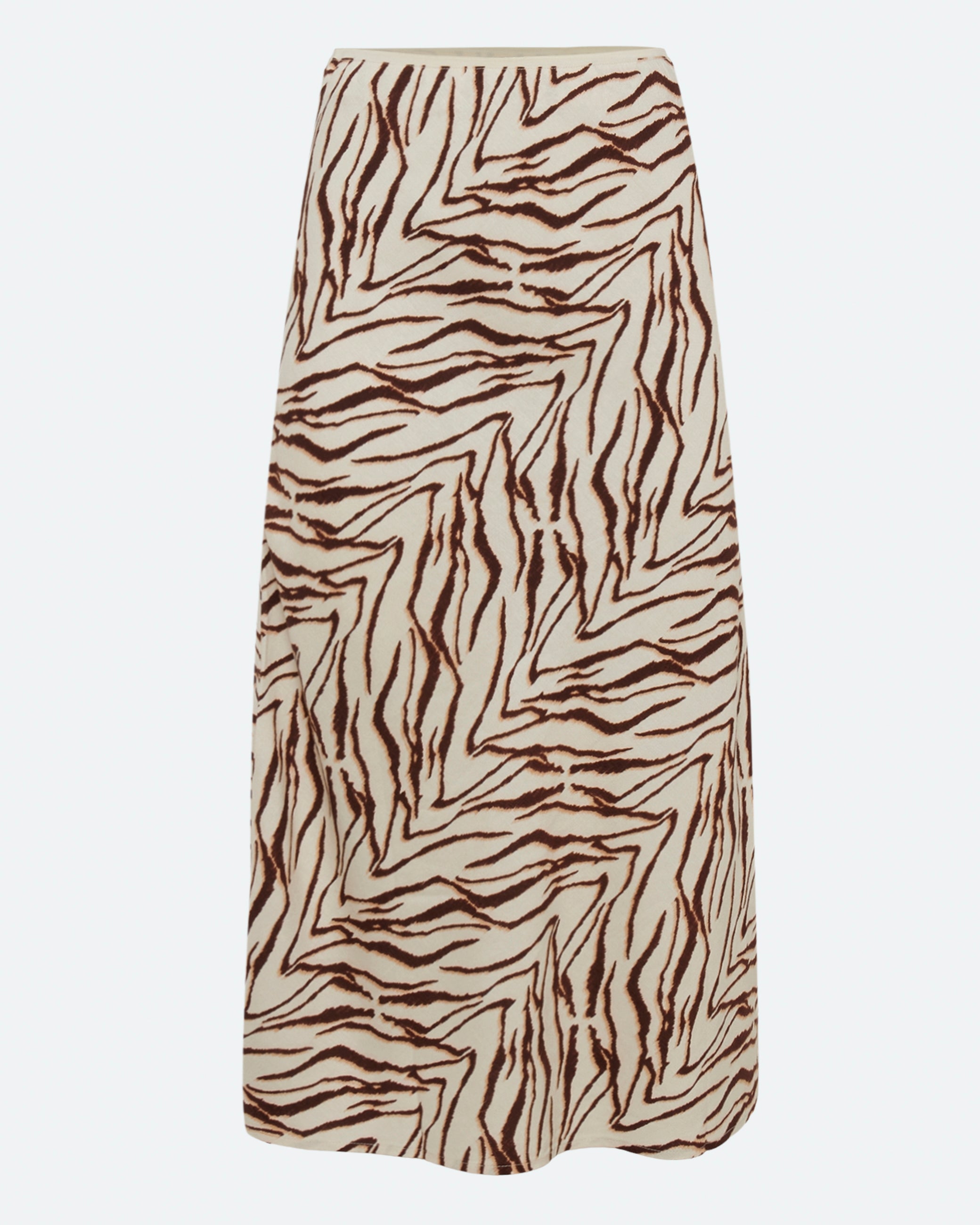 minimum female Beryls linen blend midi skirt 4263 Midi Skirt 1235 Sandstorm
