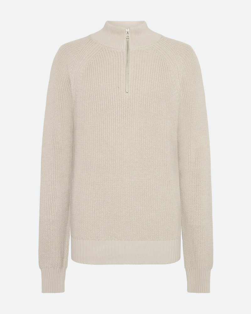 minimum male Camden G006 Knit Sweater 4502M Silver Cloud