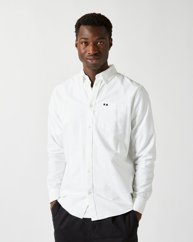 minimum male Charming 2.0 9098 Long Sleeved Shirt 000 White