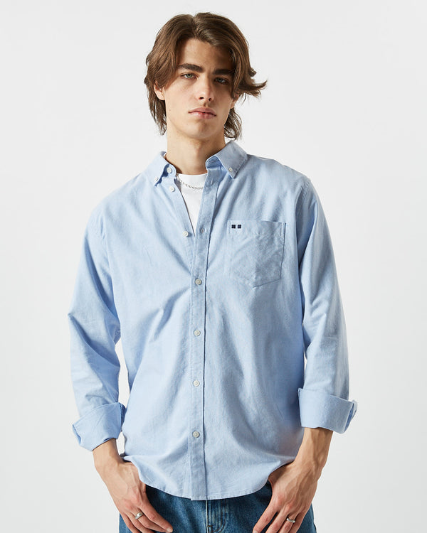 minimum male Charming 2.0 9098 Shirt Long Sleeved Shirt 605 Light Blue