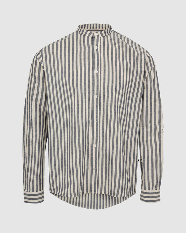minimum male Cole 3070 Shirt Long Sleeved Shirt 687 Navy Blazer