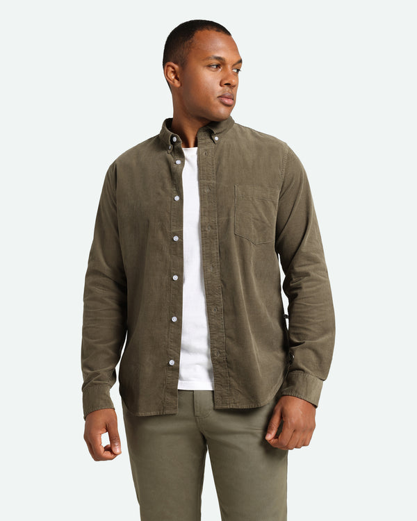 minimum male Colt 3758 Shirt Long Sleeved Shirt 0515 Dusty Olive