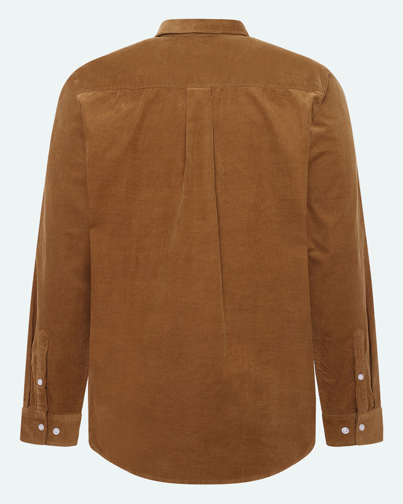 minimum male Colt 3758 Shirt Long Sleeved Shirt 0937 Bronze Brown