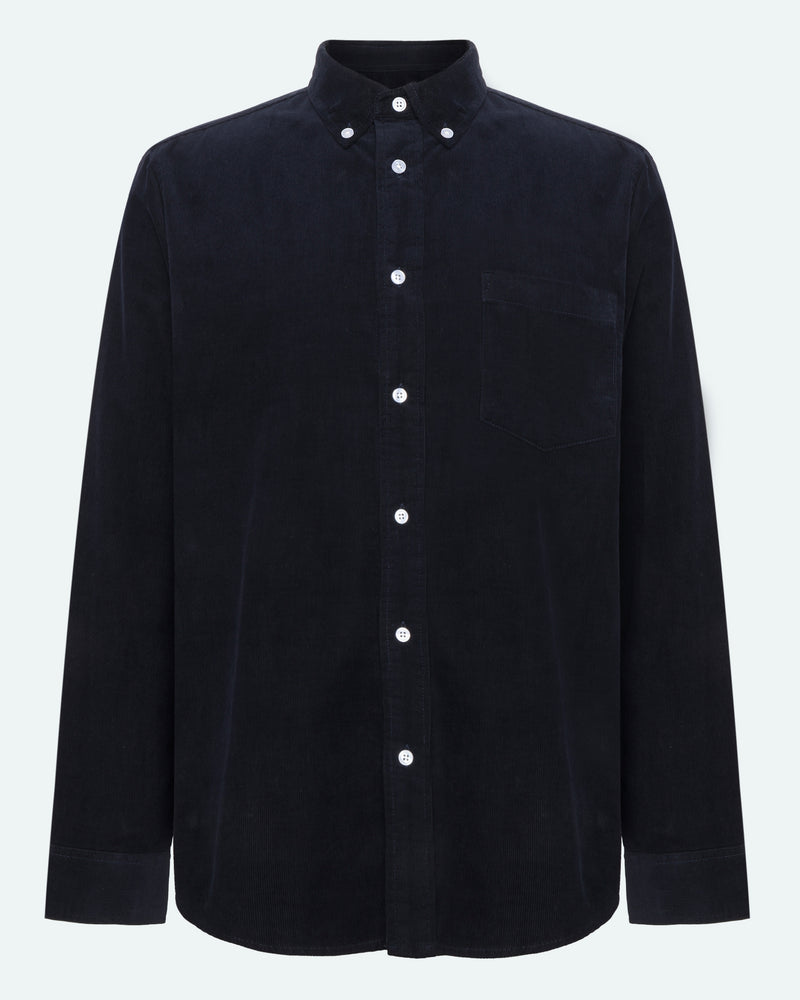 minimum male Colt 3758 Shirt Long Sleeved Shirt 687 Navy Blazer